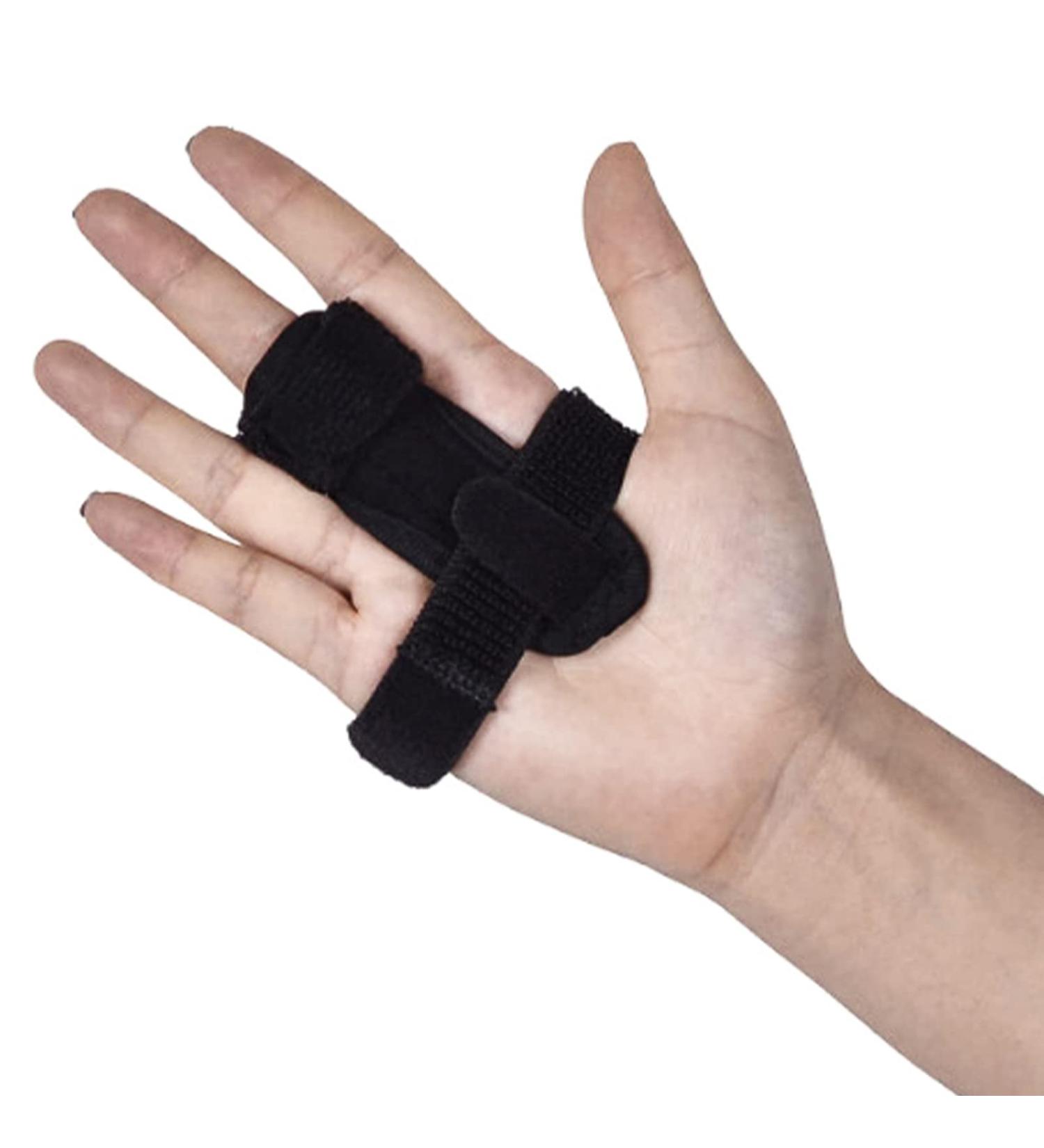 NICENEEDED Professional Trigger Finger Splint with Extra Strap - Adjustable Knuckle Brace for Straightening Curved & Locked Hands - Style 2 - Buy Online on GoSupps.com