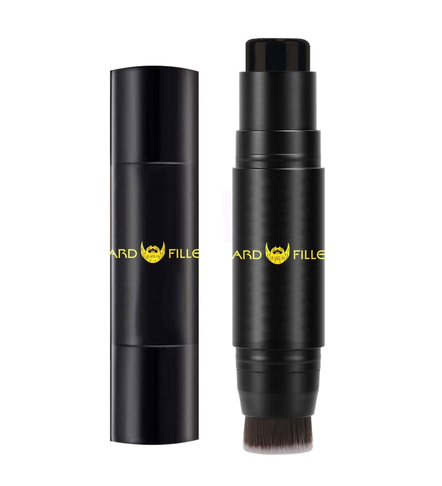 Beard Pencil Filler for Men | Beard Enhancer Double End Stick Easily Fill and Define Your Beard with Beard Pen Filler for Men Sweat Proof for All Hair Types Dobooo Black - Buy Online on GoSupps.com