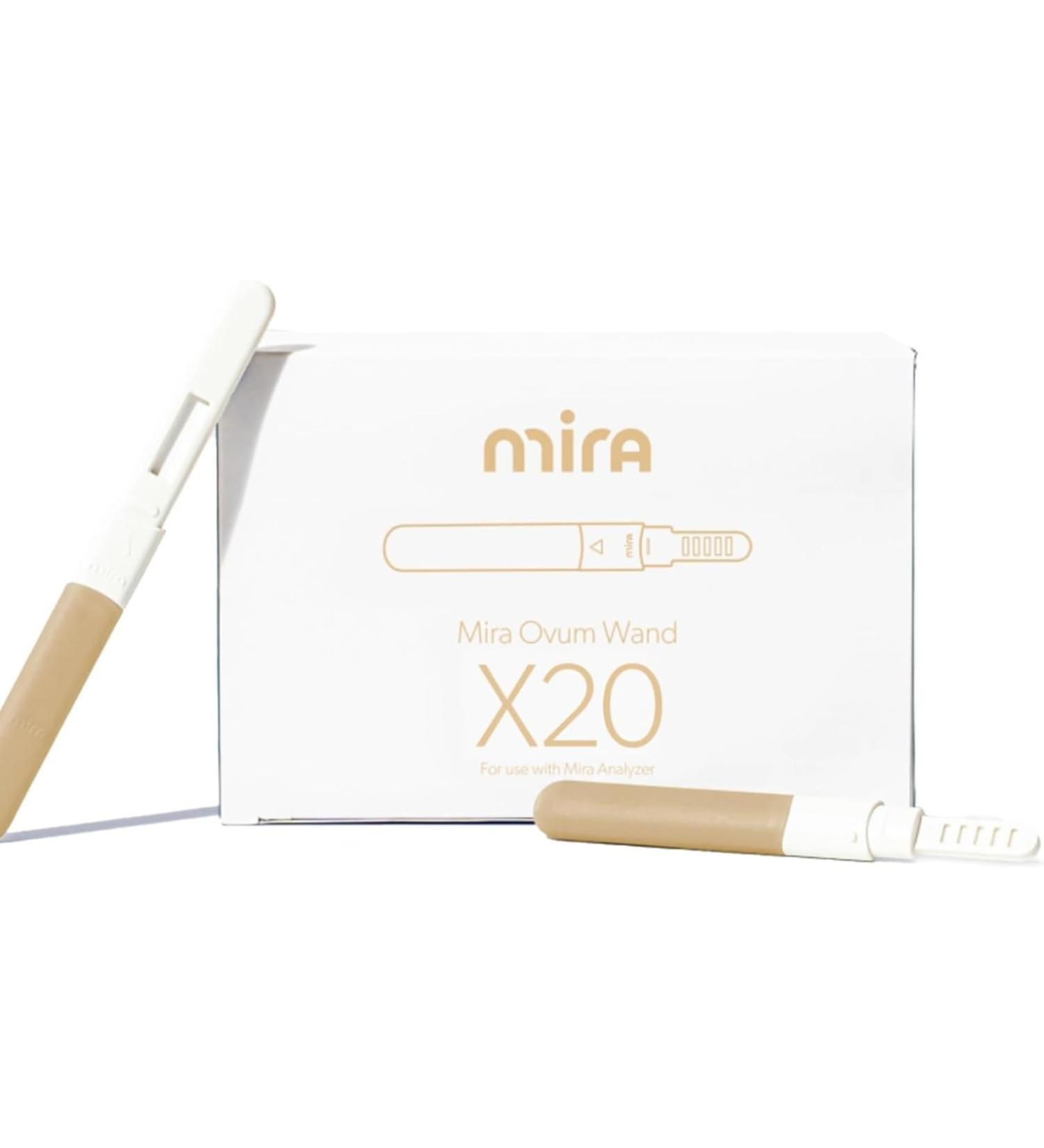 Mira Fertility Ovum Wands: 20 Ovulation Test Sticks for Women - Easy to Use with Digital Tracker Monitor FSH at Home - Modern Ovulation Predictor Kit - Buy Online on GoSupps.com