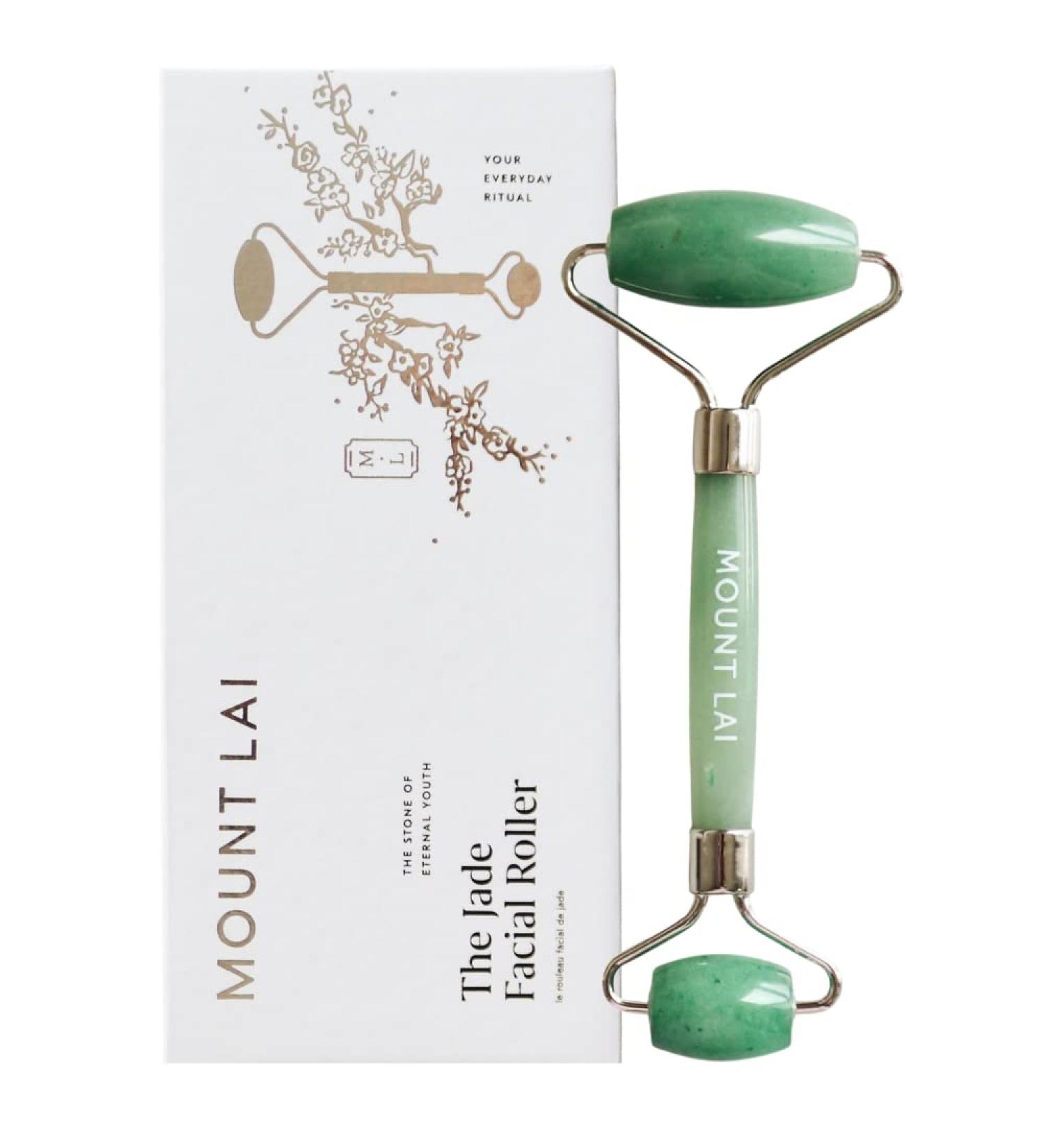 Mount Lai Jade Roller - 1 Premium Facial Roller for Glowing Skin - Buy Online on GoSupps.com