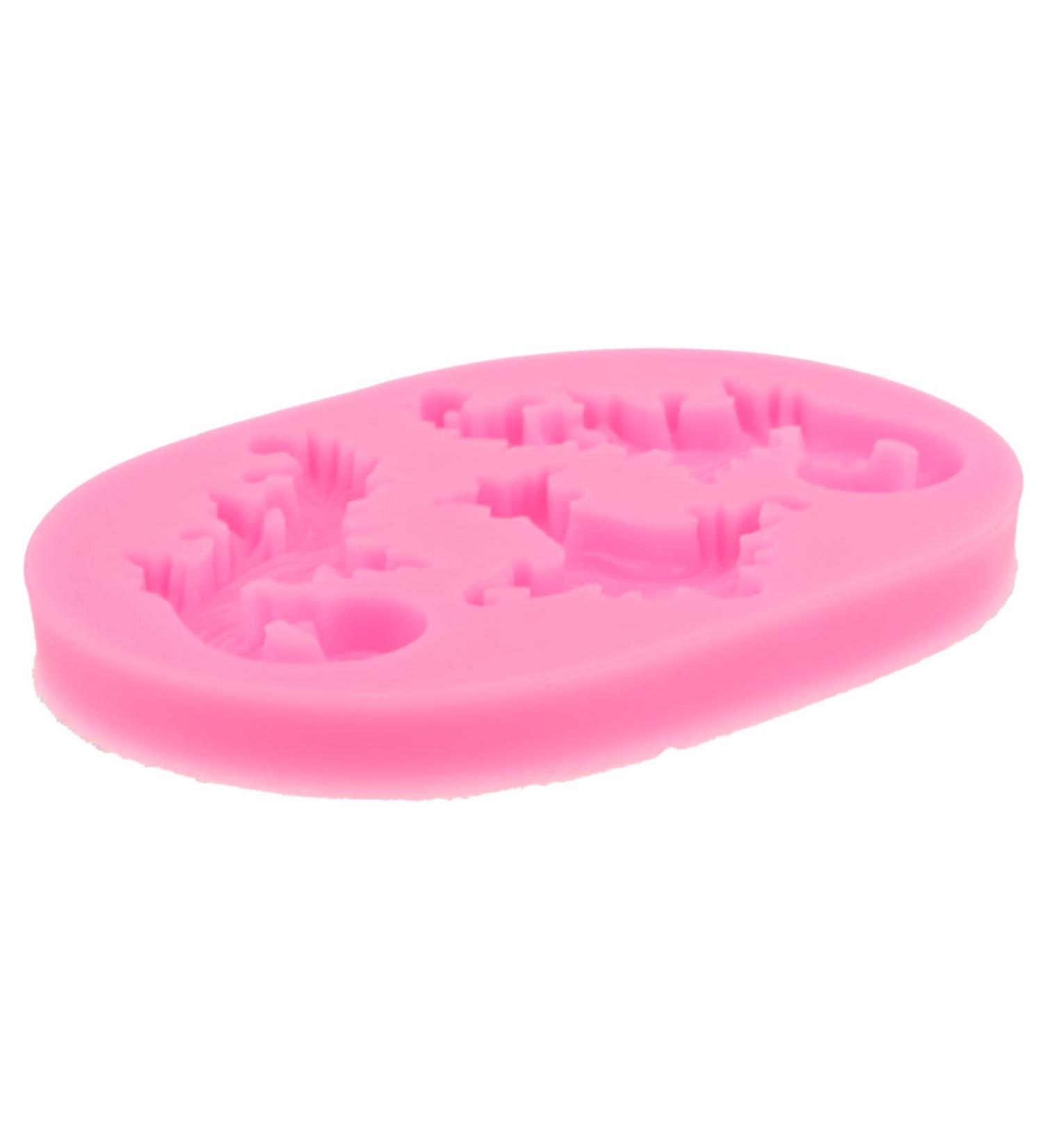 OUNONA Embossed Silicone Mold Non Stick Nonstick Vintage Decor Silicone Molds Silicone Making Mold Quick Demould DIY Mold Flexible Fondant Mold Edge Mold Clay Cake Mold Pink - Buy Online on GoSupps.com