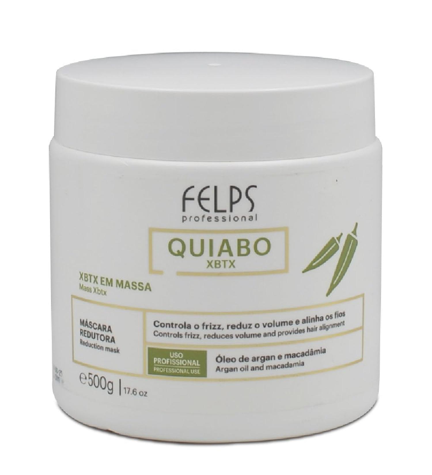 Buy Felps Okra XBTX Reducing Mask 500g | Bulk Hair Treatment for Smooth Healthy Hair - International Shipping Available - Buy Online on GoSupps.com