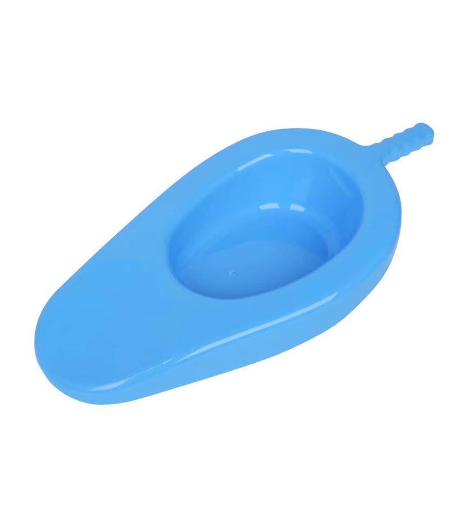 NEDLON Portable Bed Pans for Unisex Easy to Clean Bedpans with Handle Comfortable Potty for Pregnant Women Elderly Females Blue - Buy Online on GoSupps.com