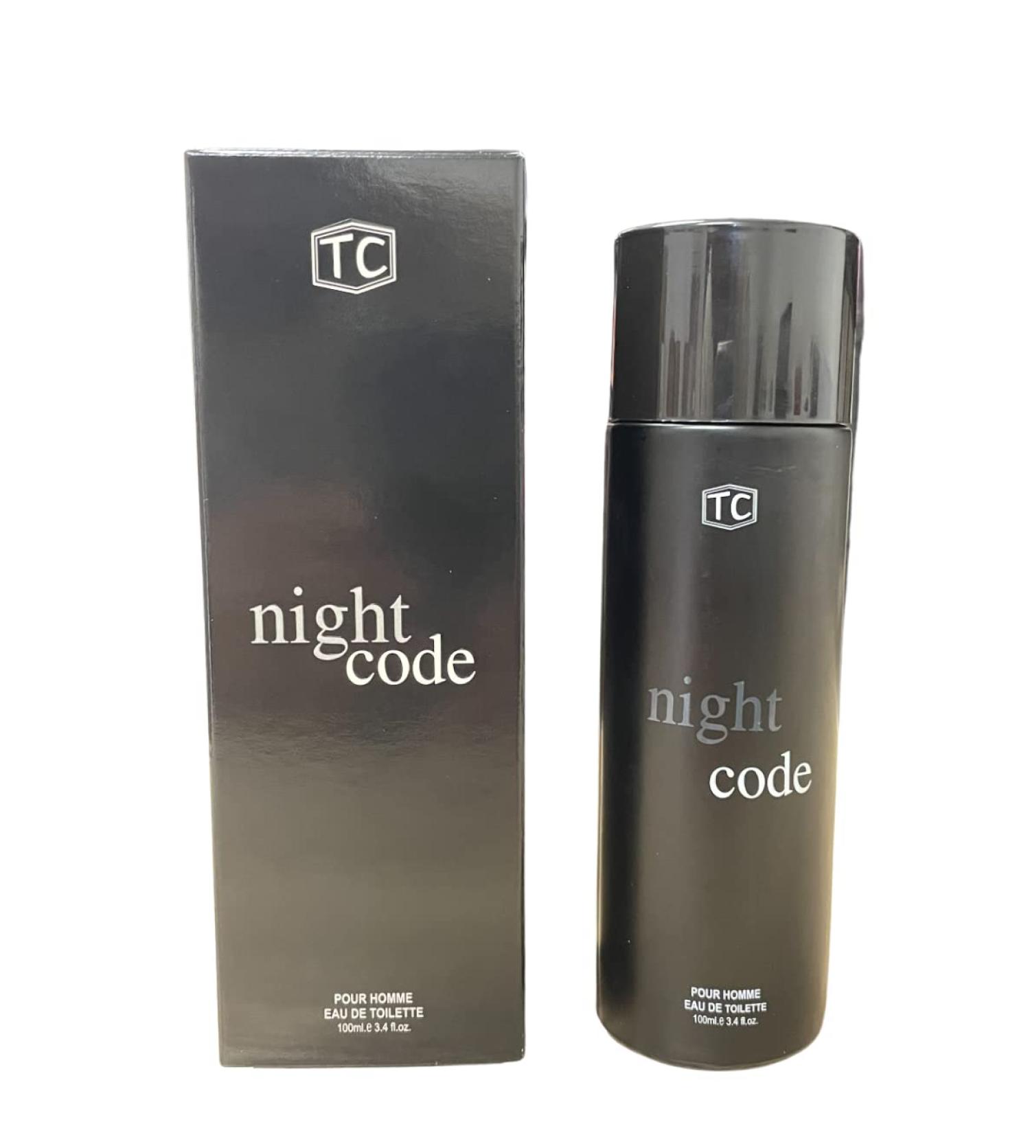 Night Code Cologne for Men (Inspired by Armani Code) 3.4oz/100ml Natural Spray Long Lasting - Buy Online on GoSupps.com