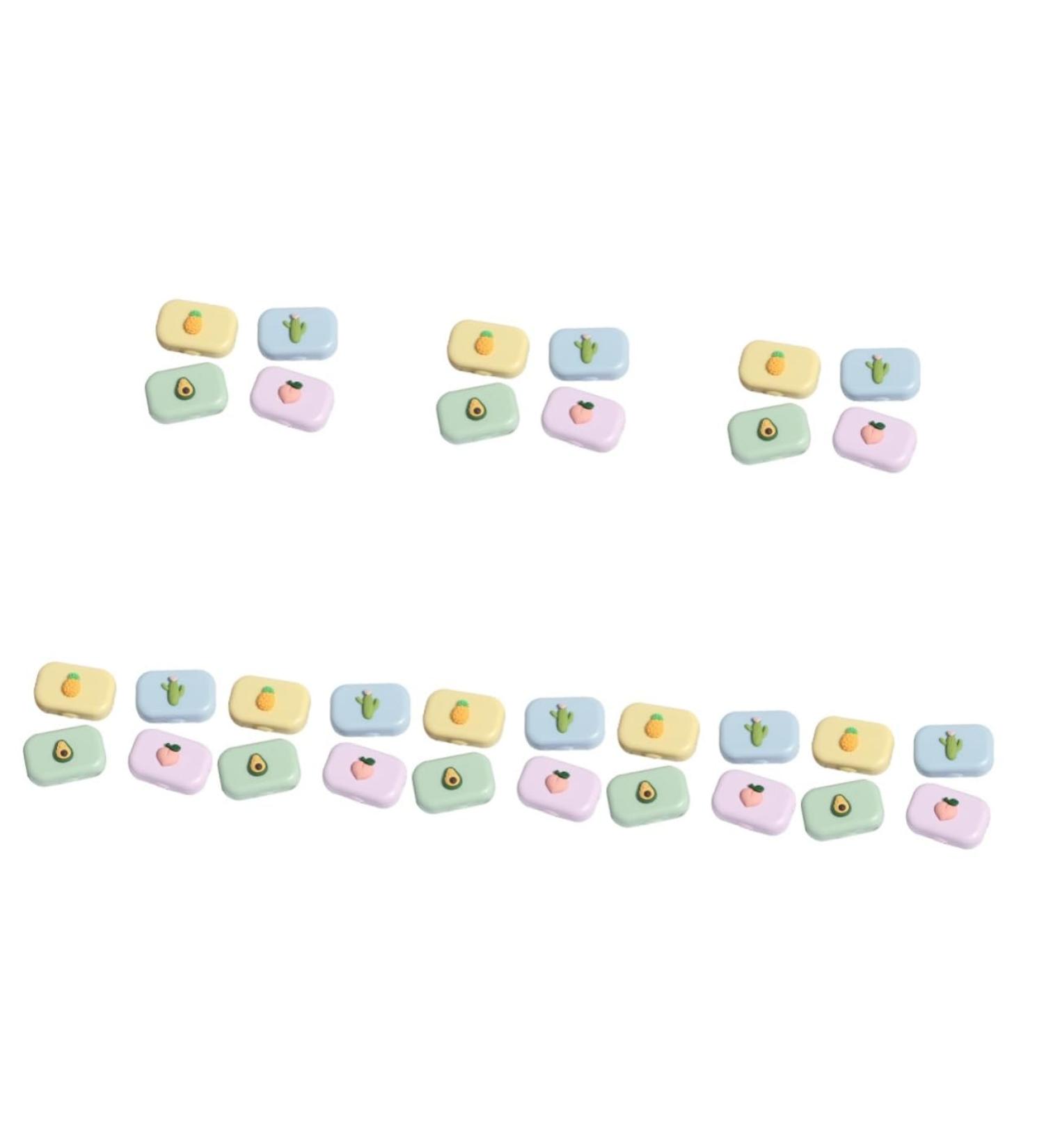 Healeved 32 STK Colored Contact Lenses Holder & Cleaning Case - Mini Eye Care Container for Optimal Lens Protection - Buy Online on GoSupps.com