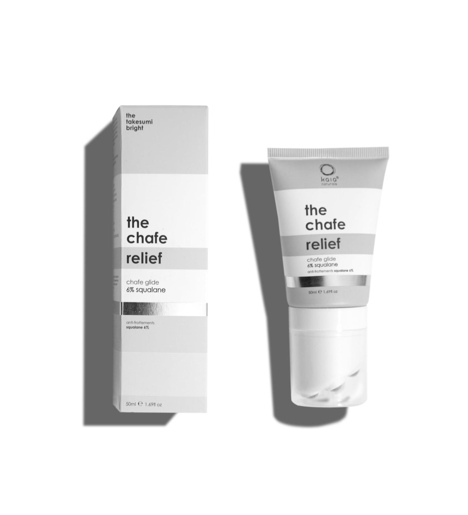 Kaia Naturals the takesumi bright the chafe relief Anti-Chafing Balm with 6% Squalane for Friction Protection and Skin Irritation Relief Fragrance-Free Waterless Formula 50ml/1.69 Fl oz Standard - Buy Online on GoSupps.com