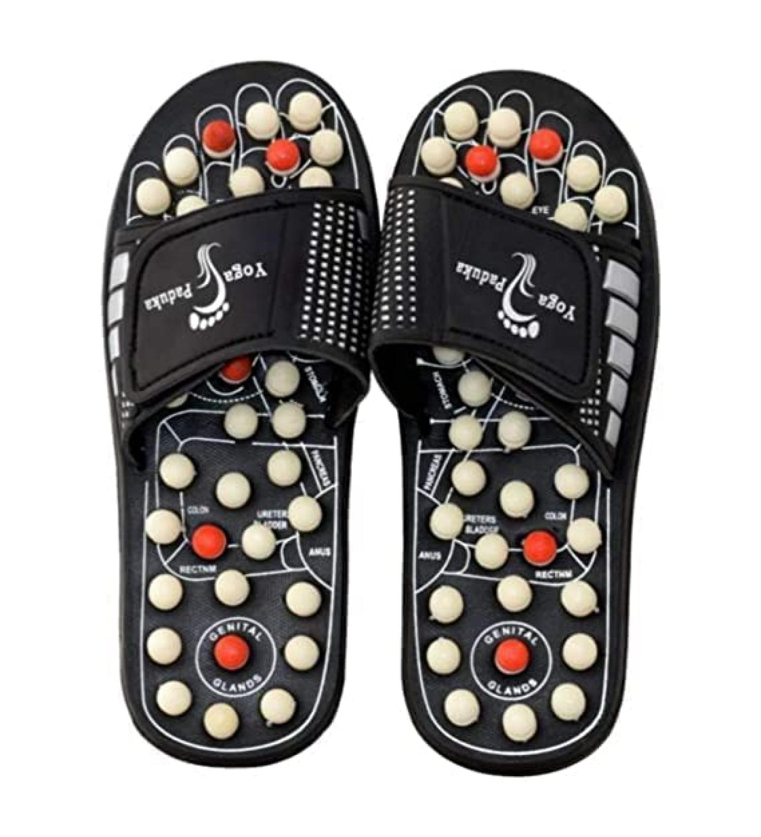 RSGM Spring Acupressure Sandals - Magnetic Therapy for Yoga & Foot Relaxation - Buy Online on GoSupps.com
