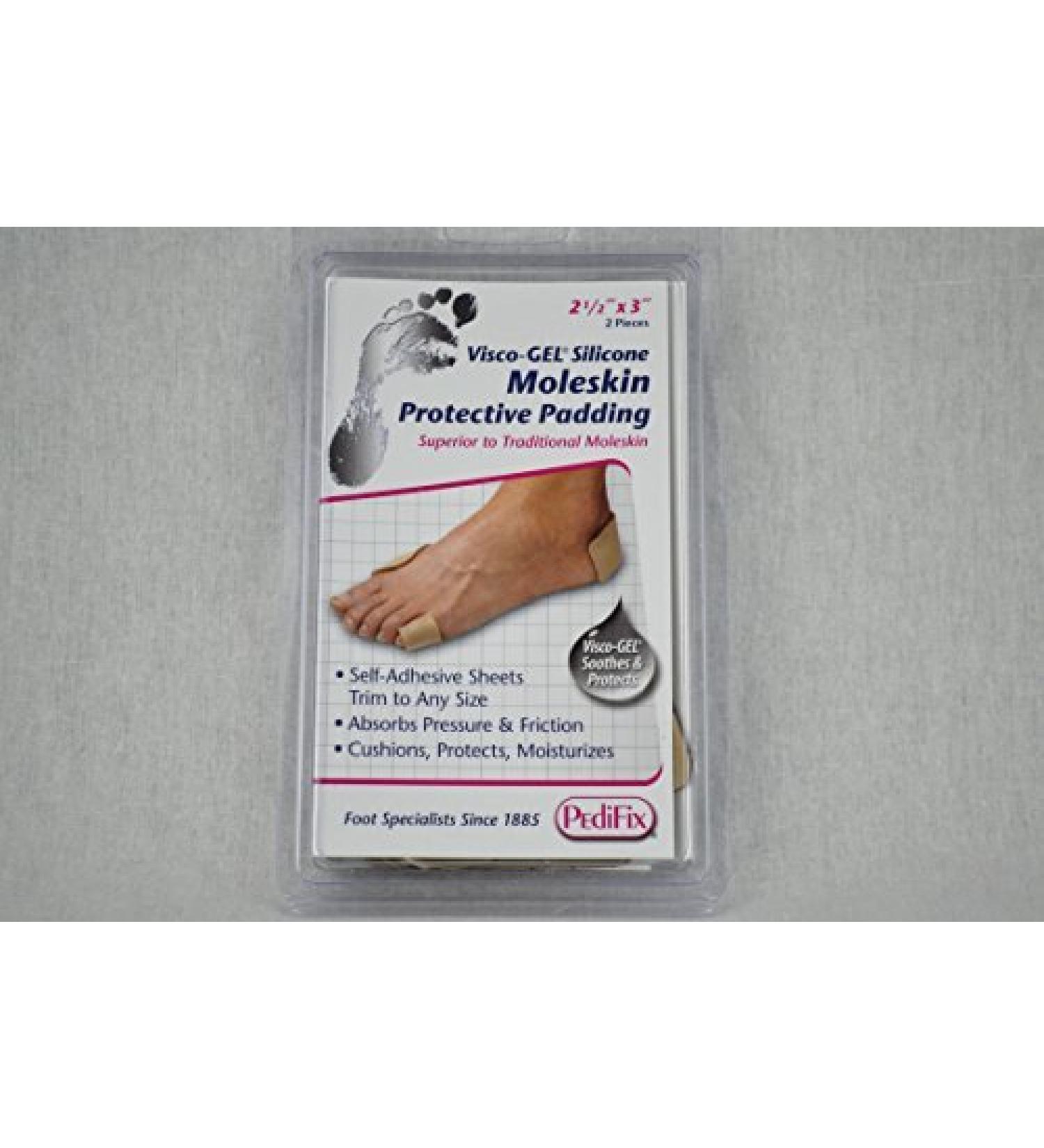 PediFix Visco-GEL Moleskin Protective Padding - 2.5 x 3