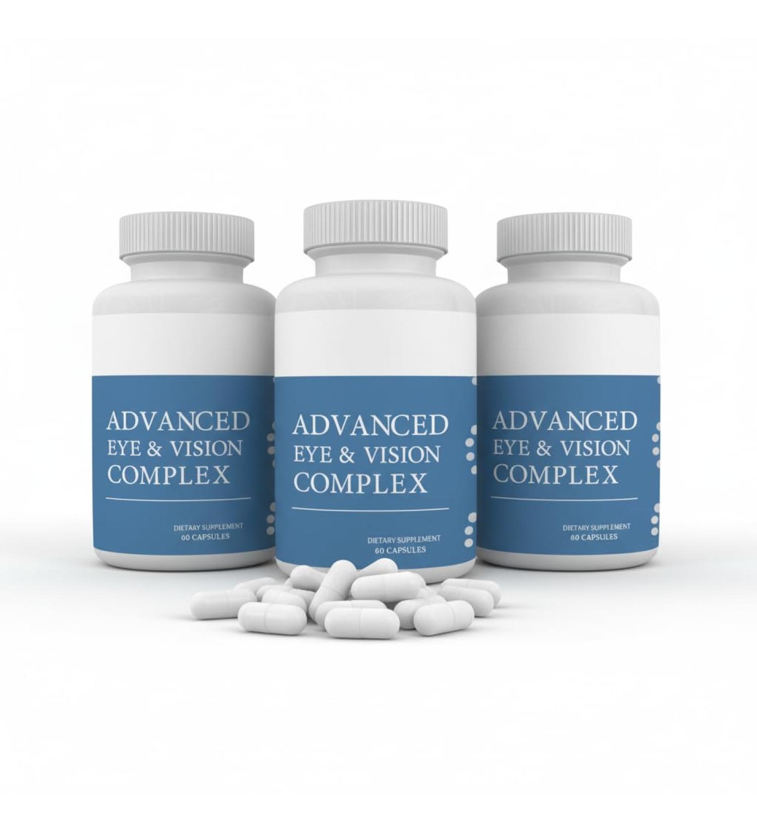 #1 Complete Research Vision Formula Advanced Eye Health Vitamin & Mineral Supplement Support w/Bilberry Lutein Zeaxanthin Lycopene Resveratrol | Eye Strain Dry Eyes 180 caps (3 Pack) - Buy Online on GoSupps.com