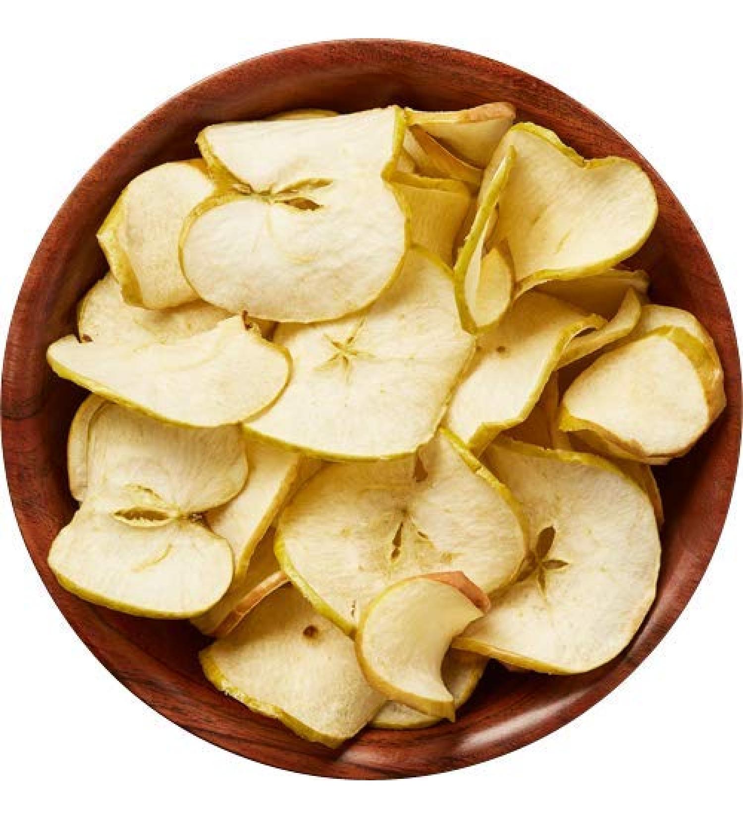NULTHY Chips de Pomme Croustillantes 350g KITU | Snack Sain et Naturel | Cuisson Sous Vide Sans Gluten Sans Allerg nes ni Sucres Ajout s