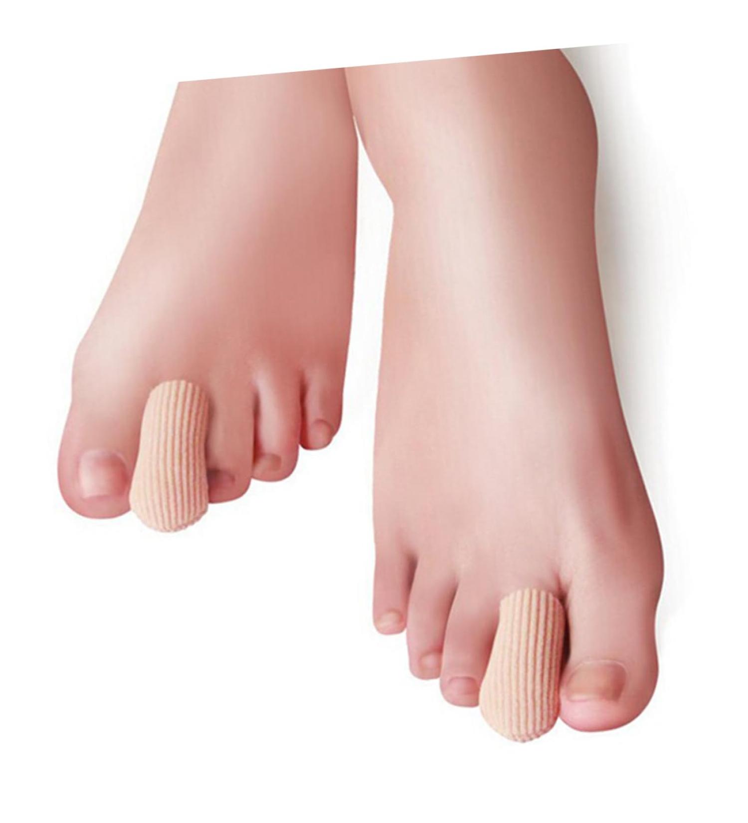 Silicone Gel Cushion Toe Separator and Bunion Protector Set - Pair of Gel Toe Straighteners and Guards for Ultimate Comfort and Pain Relief - Buy Online on GoSupps.com