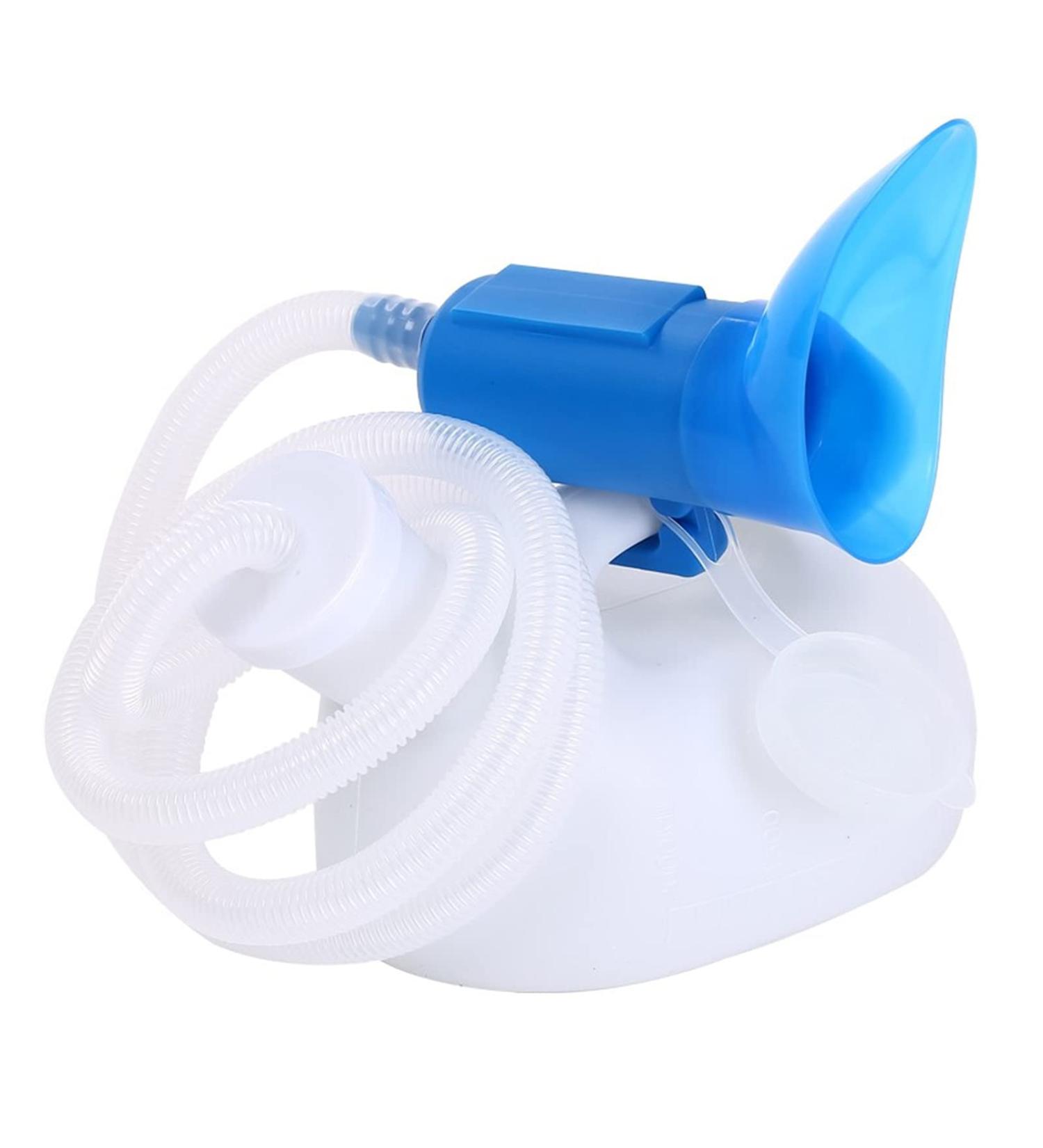 Male Urinal Bottle Female Urinal Portable Urine Cup 2000ml Female Travel Urinal(White) - Buy Online on GoSupps.com