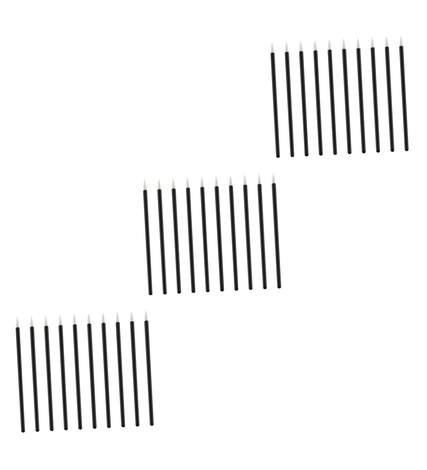 Housoutil 300 Pcs Eyeshadow Eyebrow Brush Applicator Eye Makeup Tools Lip Brush The Face Eyelash Brush 10X0.5X0.5cmx3pcs Whitex3pcs - Buy Online on GoSupps.com