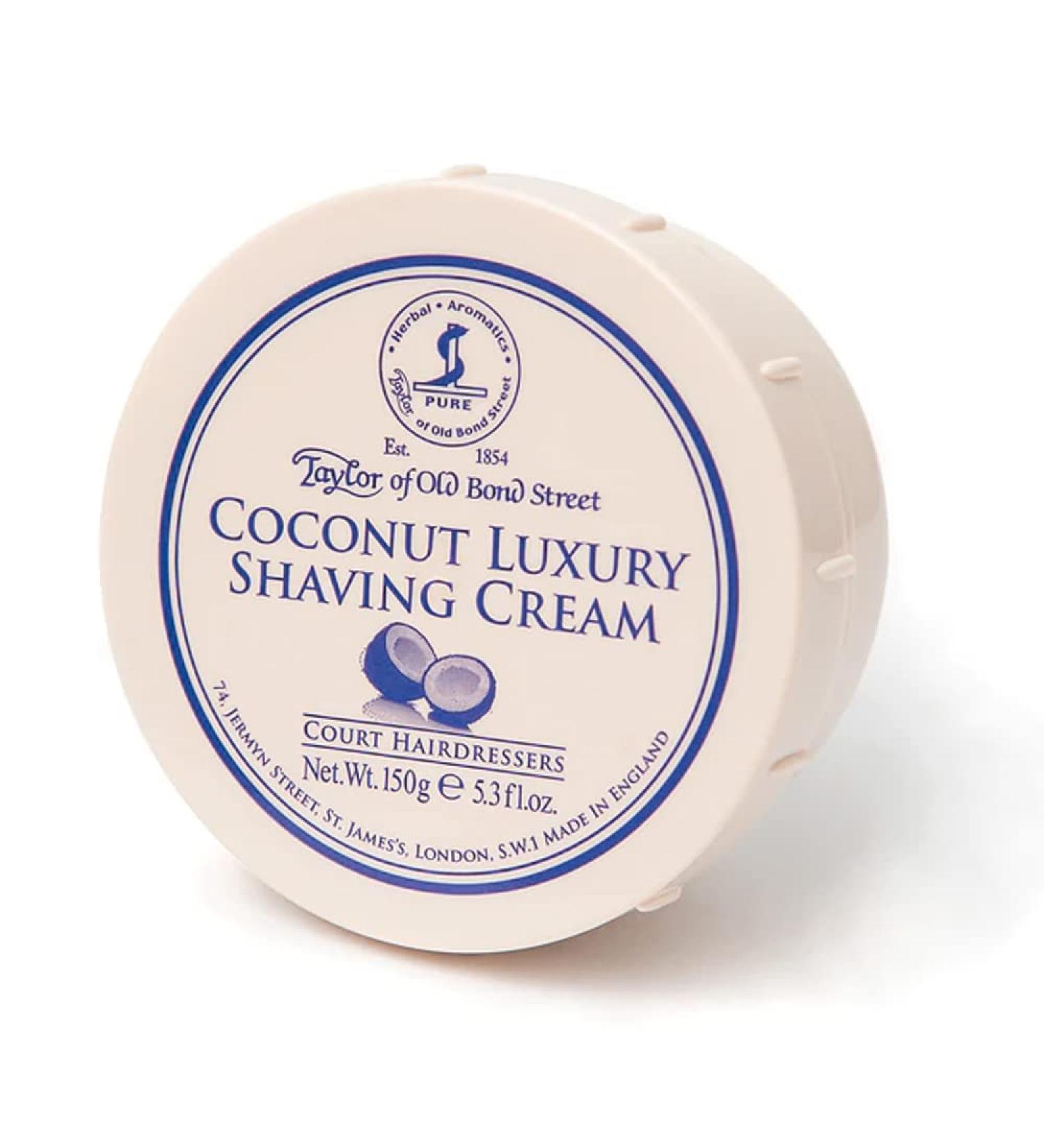 Taylor of Old Bond Street Coconut Shaving Cream Bowl 5.3oz | 01016 - Buy Online on GoSupps.com