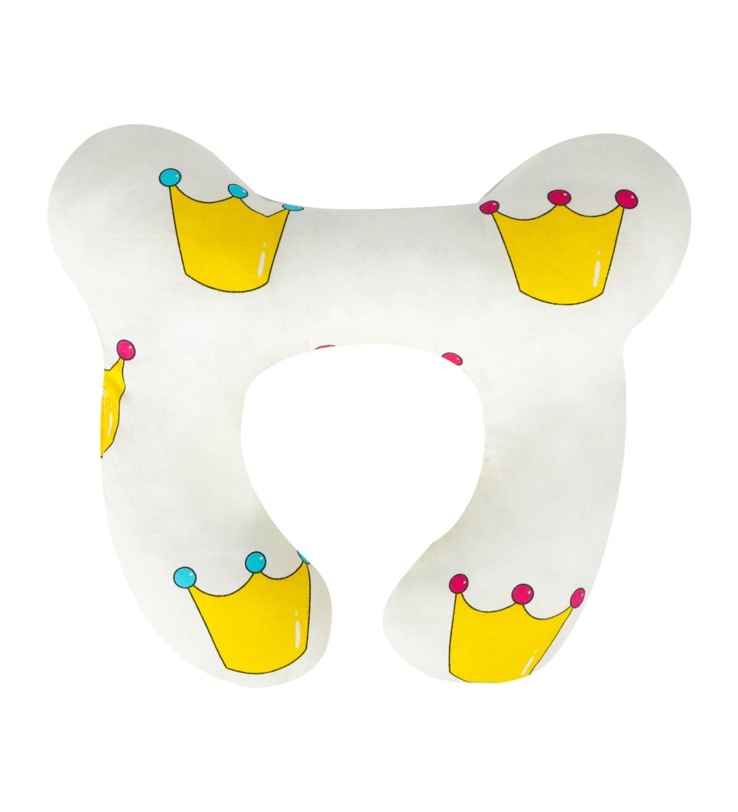 Baby Travel Pillow - Neck Support for Car Seat & Stroller | Comfort for Newborns & Toddlers | White Head Support Pillow - Buy Online on GoSupps.com