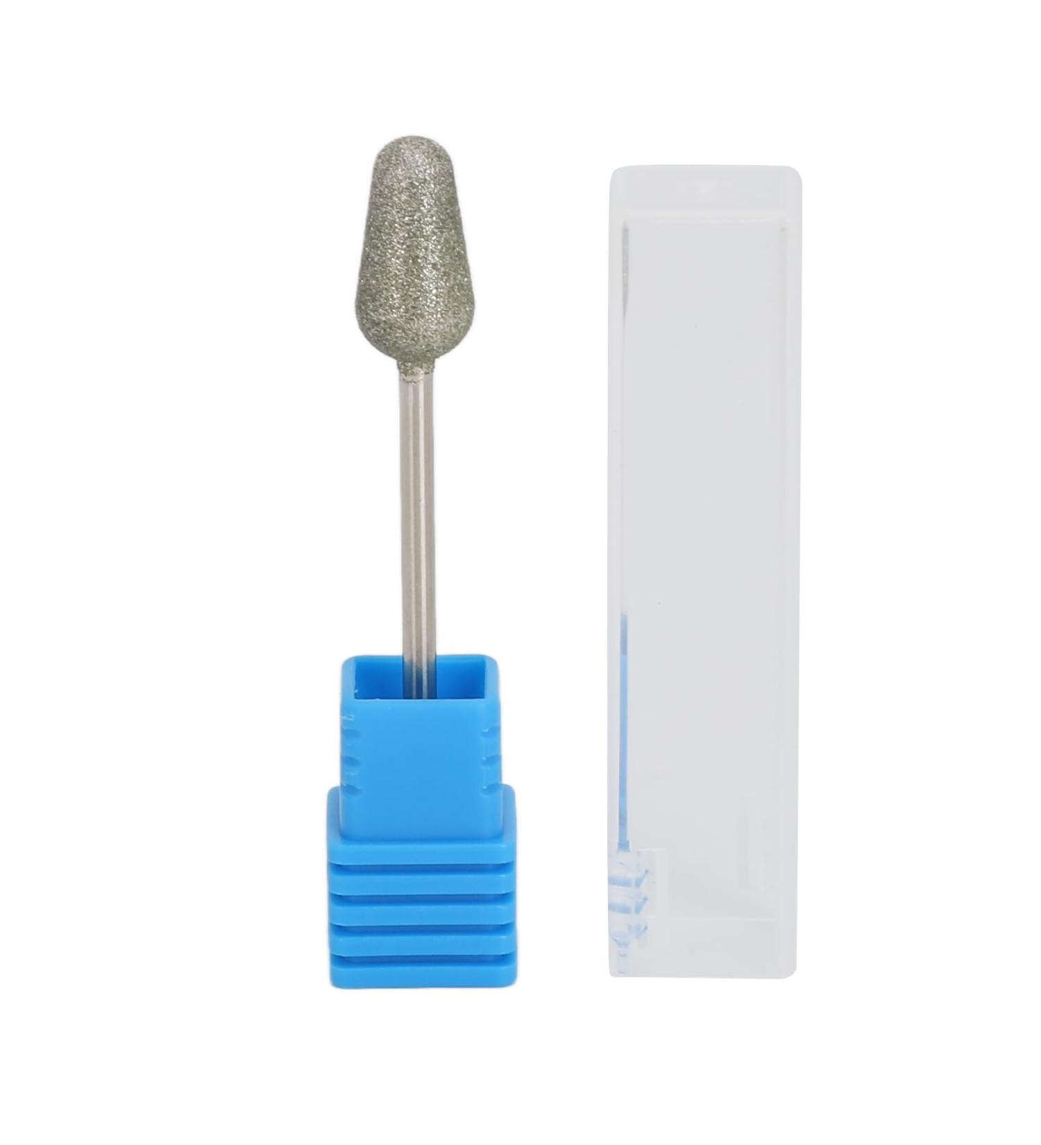 Nail Drill Bits Tapered Barrel Nail Grinding Head Polishing Bits Tungsten Manicure Art Drill Tool with Storage Box - Buy Online on GoSupps.com