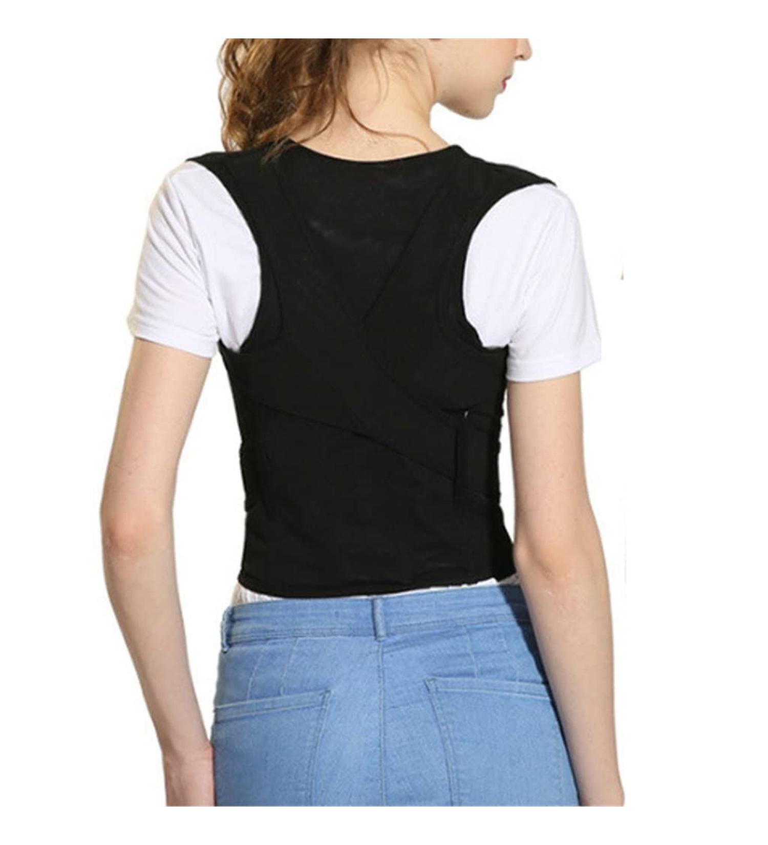 Posture Corrector Back Posture Brace Clavicle Support Stop Slouching and Hunching Adjustable Back Trainer Made in - Buy Online on GoSupps.com