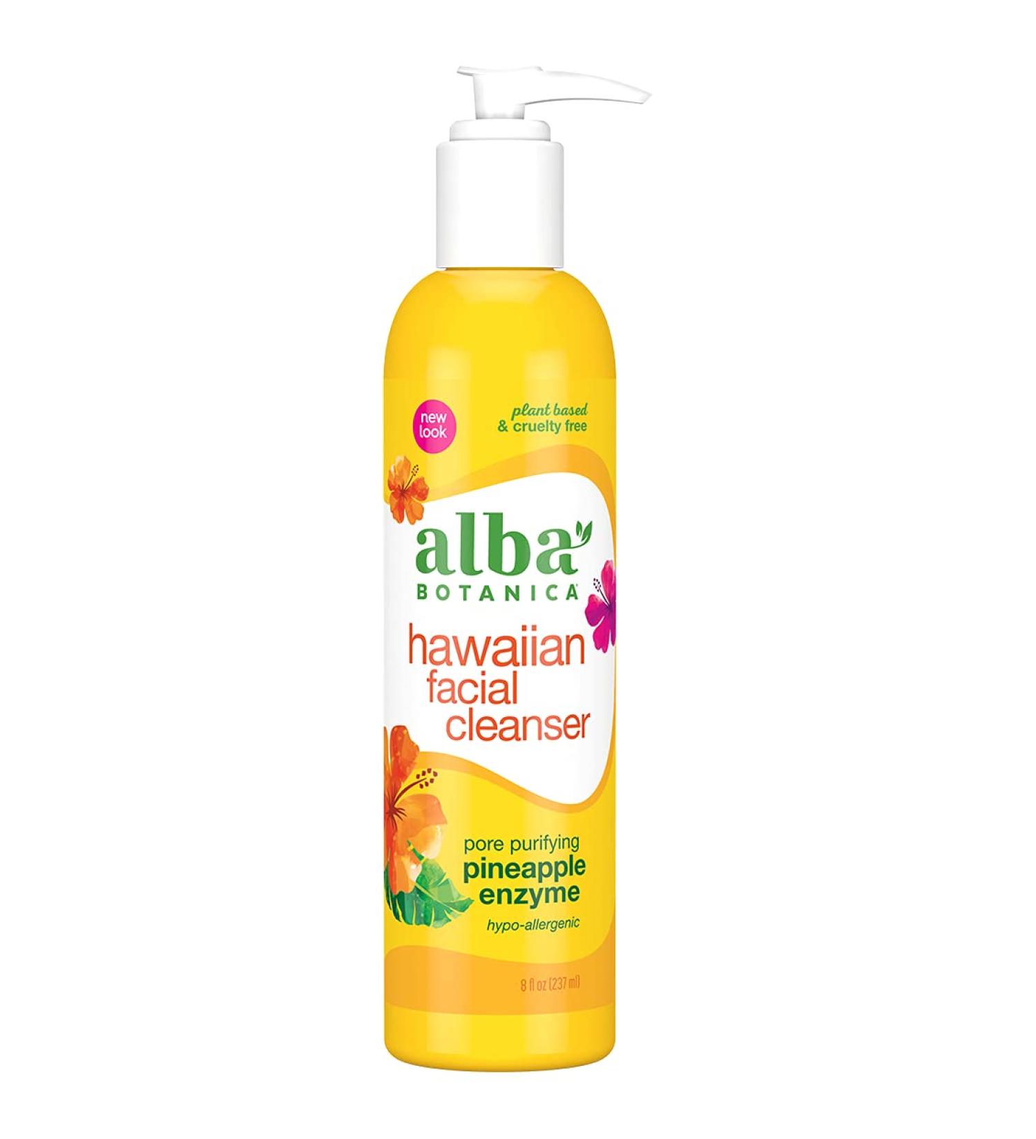 Alba Botanica Hawaiian Facial Cleanser - Pore Purifying Pineapple Enzyme 8 fl oz - Buy Online on GoSupps.com