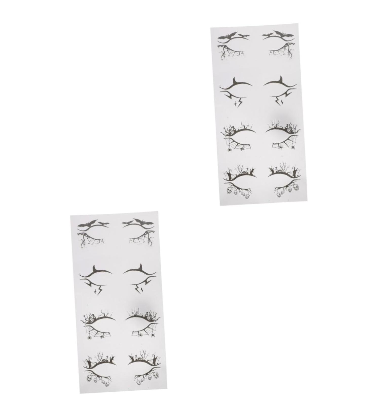 Beavorty 8 Pairs Halloween Eyeliner Stickers Red Eyeliner Pencil Winged Eyeliner Eye Makeup Tools Cosmetics 1 count (Pack of 1) Blackx2pcs - Buy Online on GoSupps.com