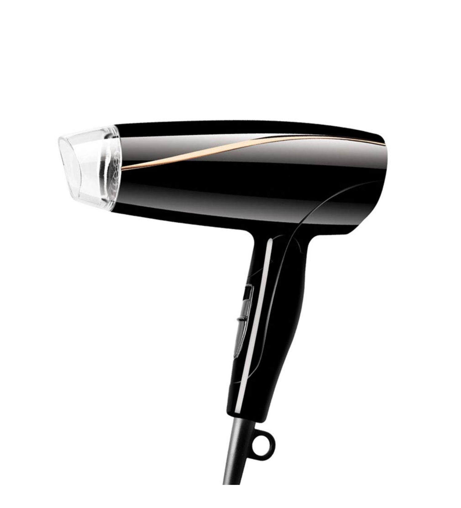 Folding Hairdryer 1200W Powerful Hair Dryer Portable Travel Fast Drying Hair Lightweight Quiet Blow Dryer Hot/Cold DC Motor Small Mini Compact Dryer Fast Drying Long Cable for Travel Camping Black - Buy Online on GoSupps.com