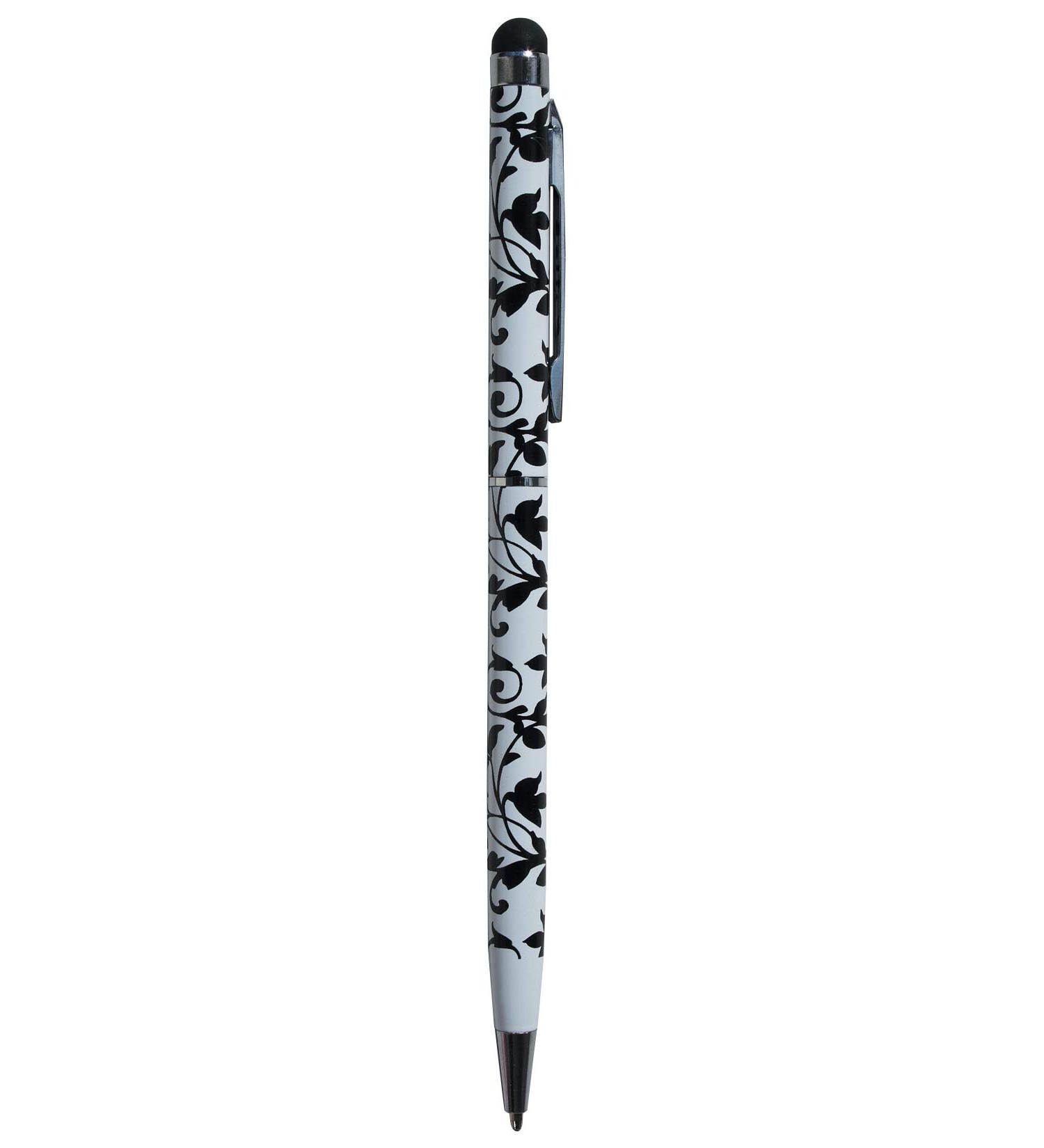 Lissom Design Deluxe Stylus Pen 5.37 x 4.37-inches Damask damask Pen