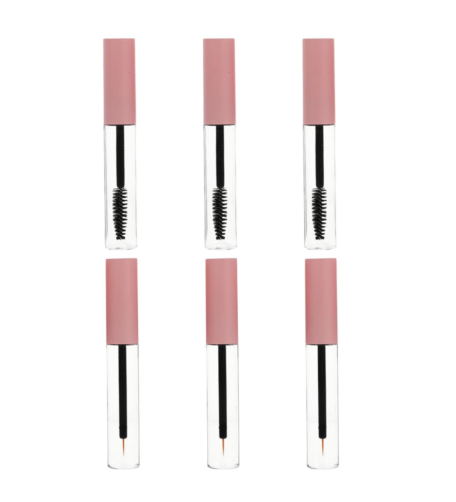 FOMIYES 6pcs 5ML Empty Mascara Tube Eyeliner Lip Gloss Tubes - DIY Cosmetics Container Bottle - Pink - Buy Online on GoSupps.com