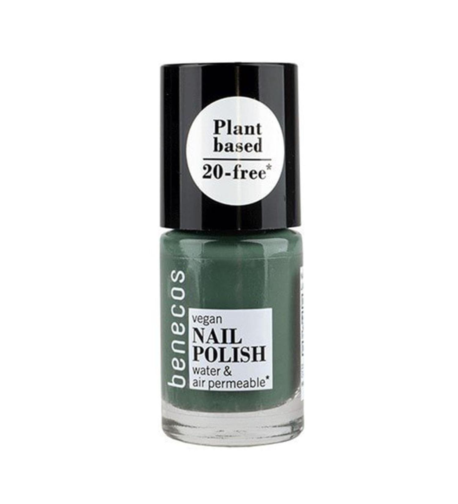 benecos - Nail Polish - 20 Free - Water Permeable - 5 ml - Sage Green