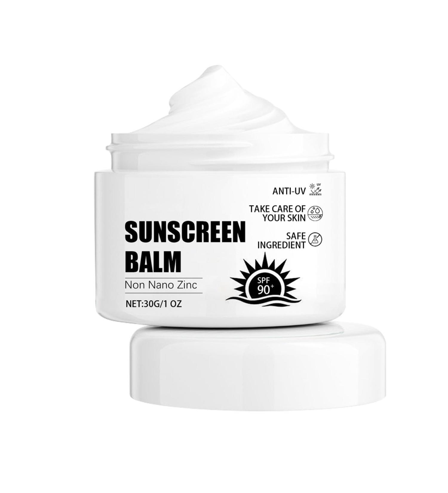 Sunscreen Spf 50 with Zinc Oxide - Water Resistant & Non Greasy Sun Cream - Sunscreen Protects Against Sunburns and Premature Skin Ageing - Long-Lasting Sun Protection - Buy Online on GoSupps.com