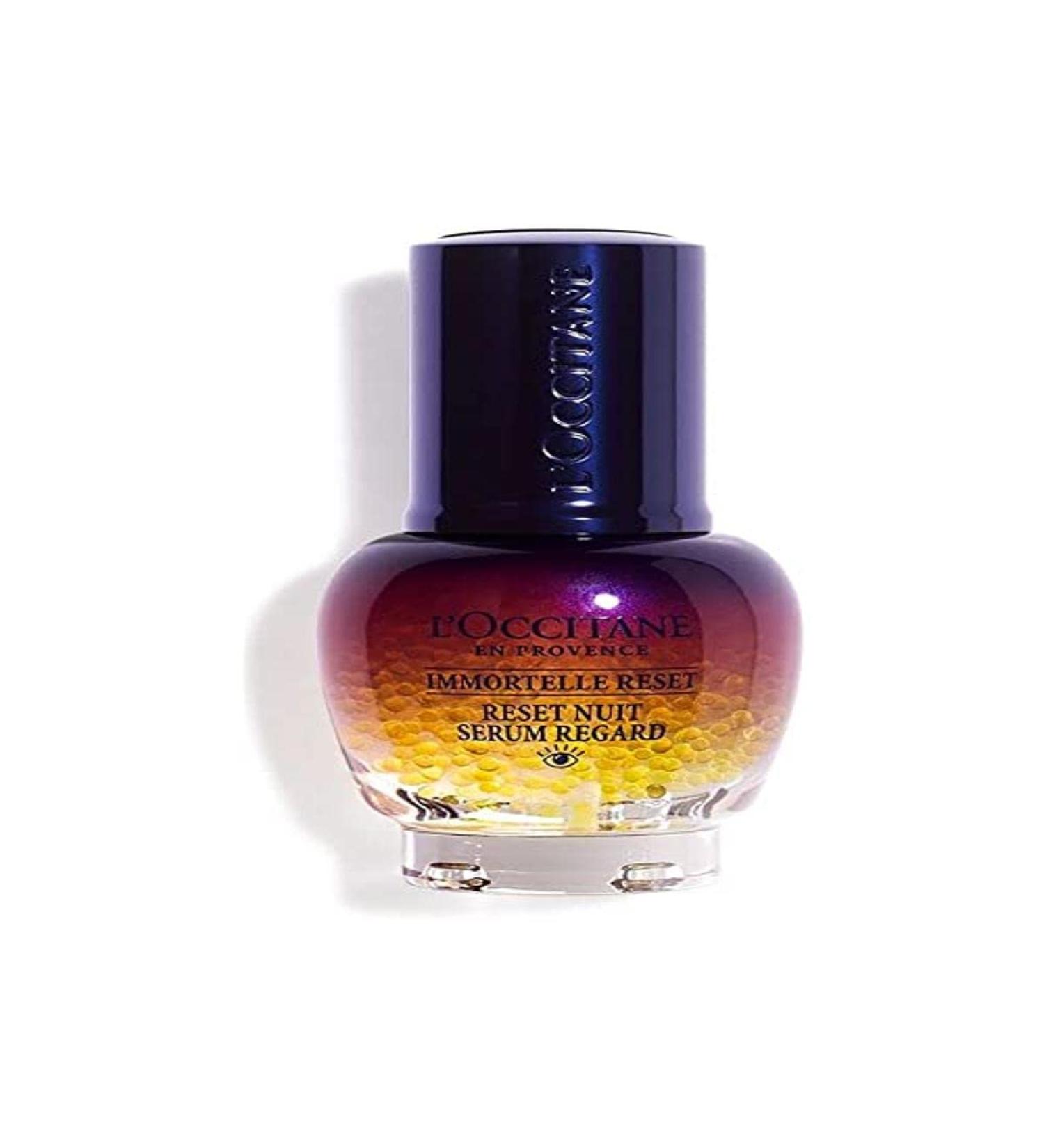 L'Occitane Immortelle Overnight Eye Serum 0.50 Fl Oz - Nourishing Eye Treatment - Buy Online on GoSupps.com