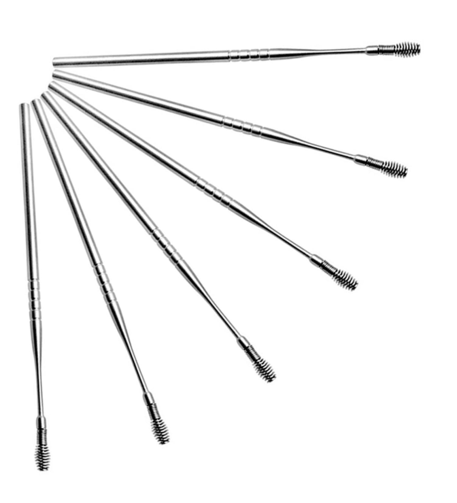 6pcs Stainless Steel Ear Pick Set - Ear Wax Removal & Cleaning Tool - Buy Online on GoSupps.com