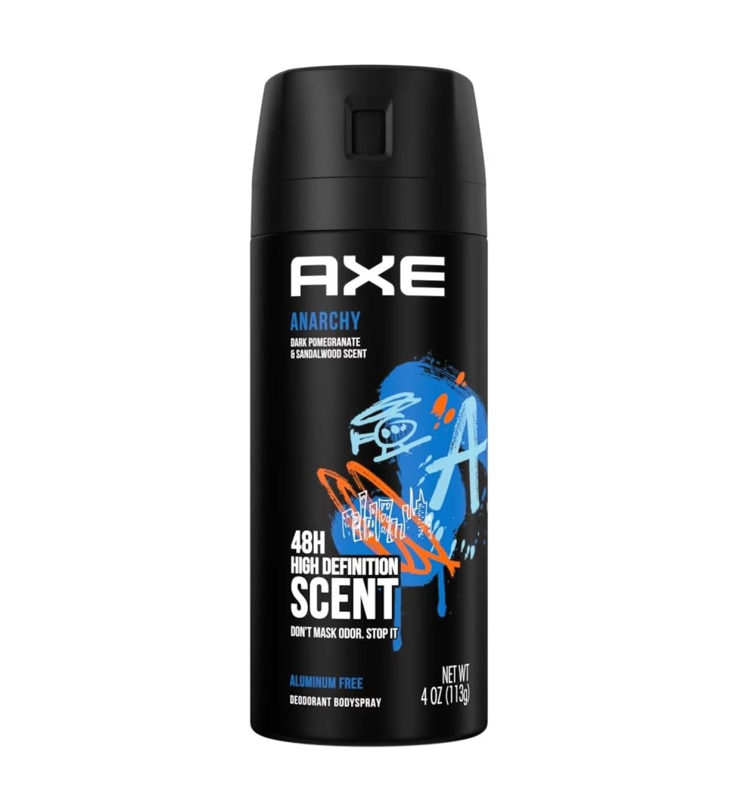 Axe Bodyspray Anarchy for Him 4 oz (Pack of 2) - Buy Online on GoSupps.com