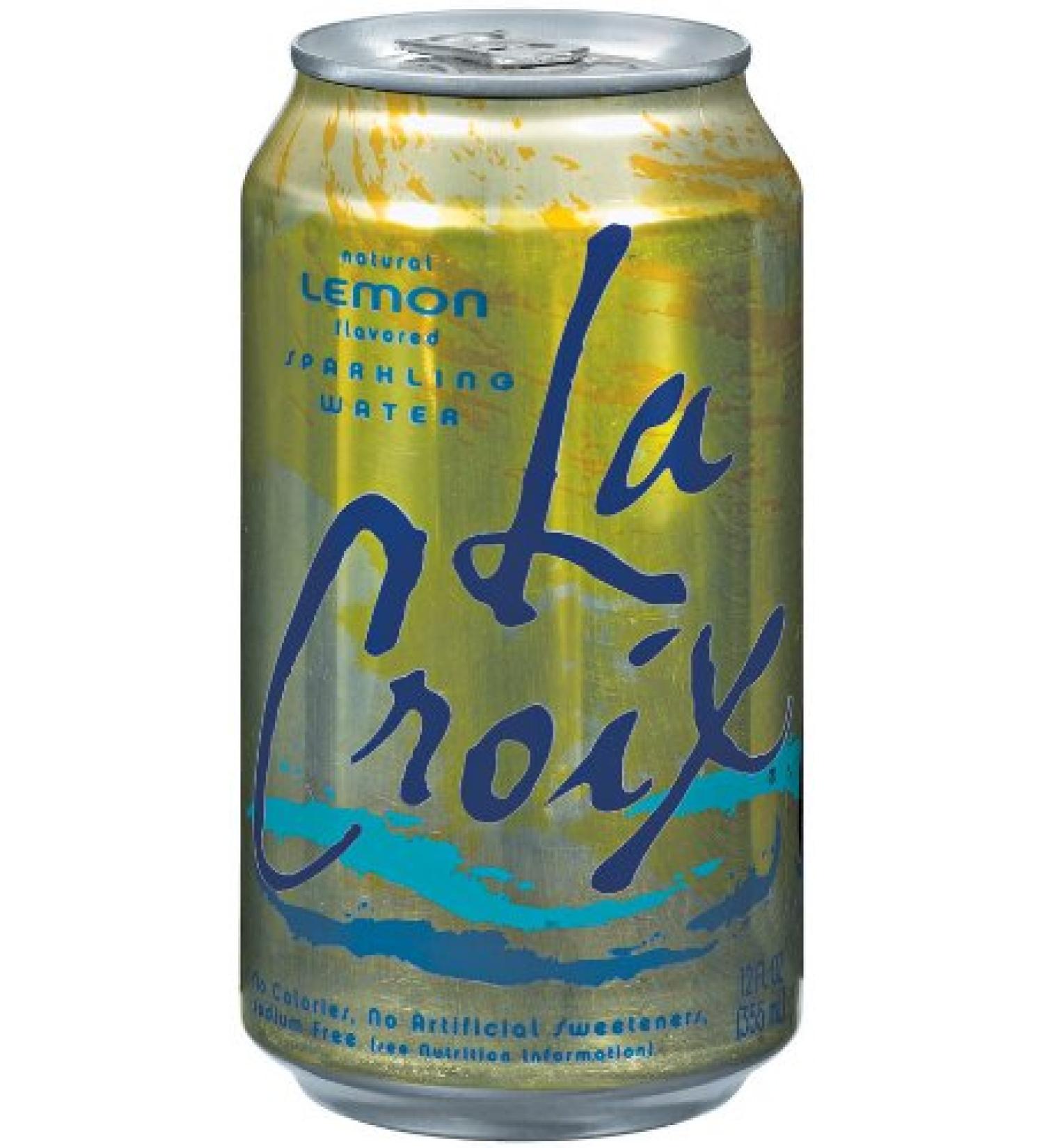 LaCroix Sparkling Water, Lemon, 12 Fl Oz (Pack of 24)