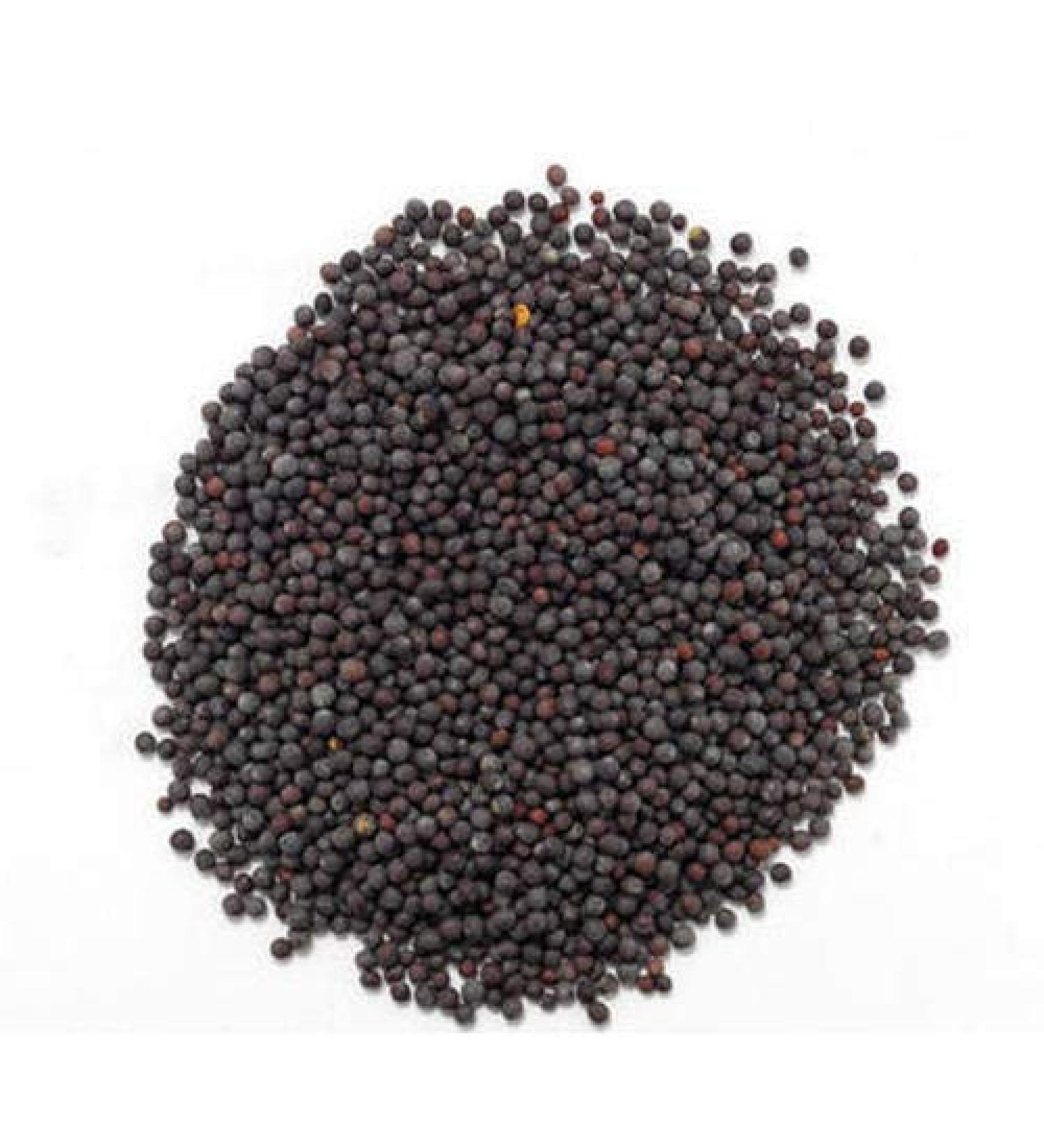 Shopper's Freedom 250g - Whole Black Mustard Seeds Dipped Sauces with Rai Spices Seasoning Herbs