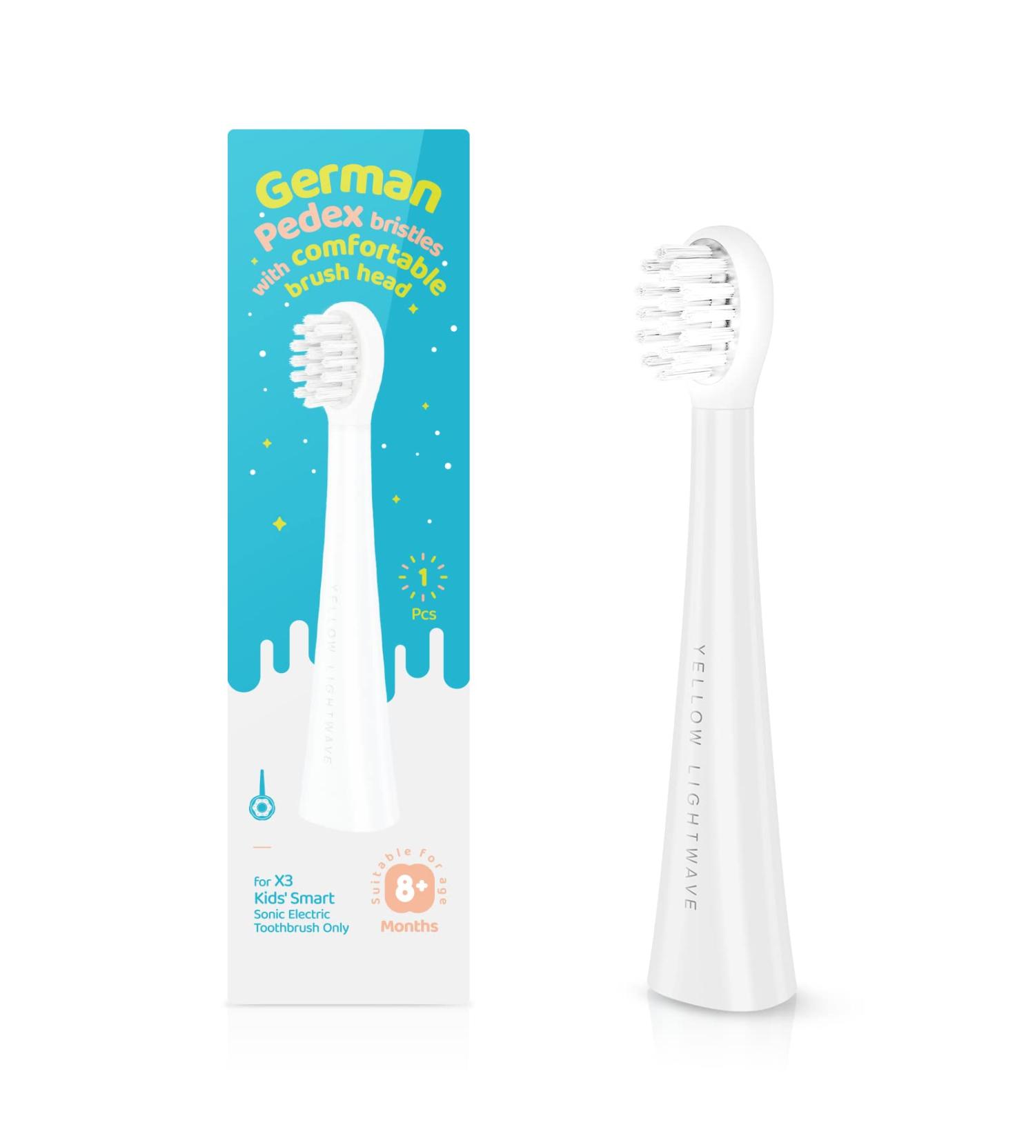 Arpha X3 Kids Toothbrush Head Replacement - German Pedex Bristles, Ages 1 - Buy Online on GoSupps.com