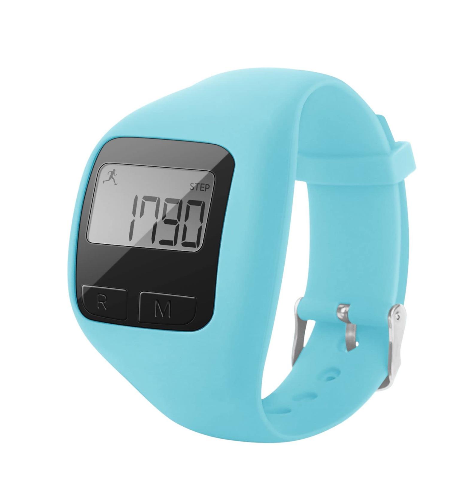 BATAUU Fitness Tracker 3D Digital Watch Pedometer | Step Counter, Distance Tracker, Calorie Counter | Walking & Running | Easy-to-Use | Blue - Buy Online on GoSupps.com