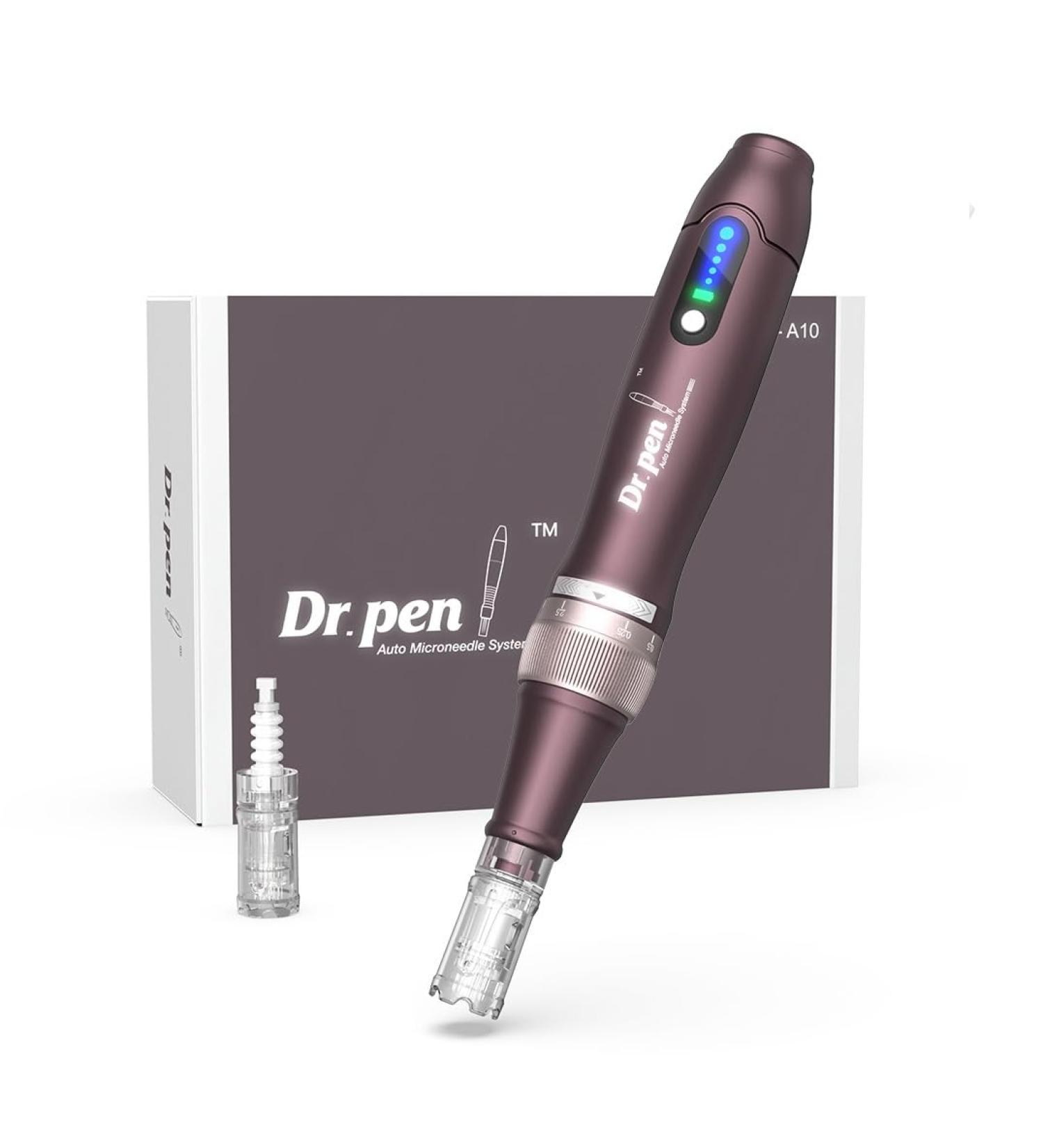 Dr Pen A10 Ultima Professional Microneedling Pen Kit - Newest Microneedle Dermapen for Hair Beard Growth - Wireless Derma Pen - Amazing Skin Pen for Face Body - Buy Online on GoSupps.com