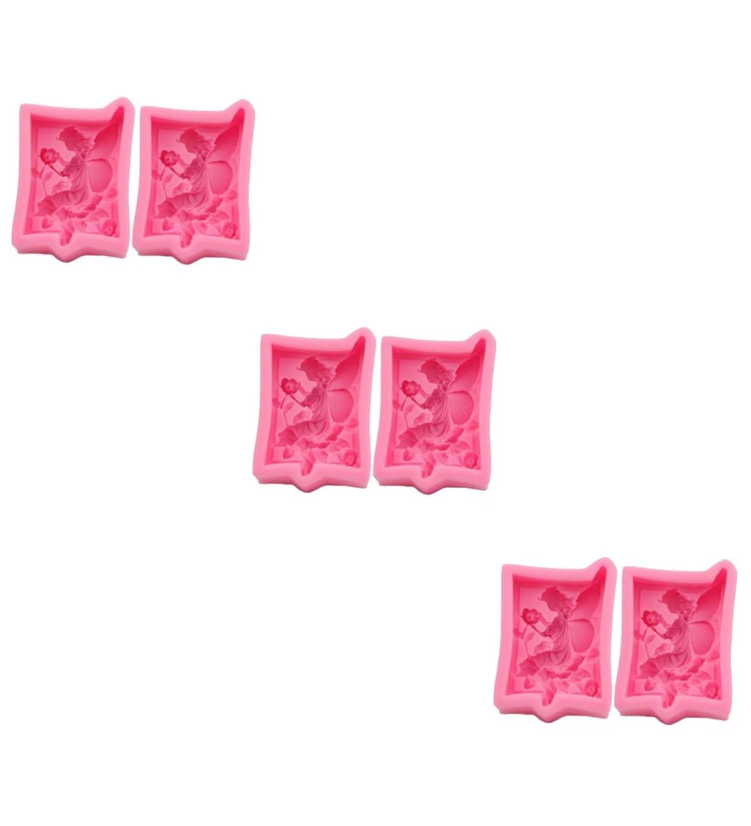 Milisten 6 Pcs Molds Party Cookie Cookie Cutters Kids Cookie Silicone Mold Silicone Cake Mold Fairy De para Gelatinas Silicone Baking Mold Mousse Cake Mold Kitchen Baking Set Biscuit 8.8*6.2CMx3pcs - Buy Online on GoSupps.com