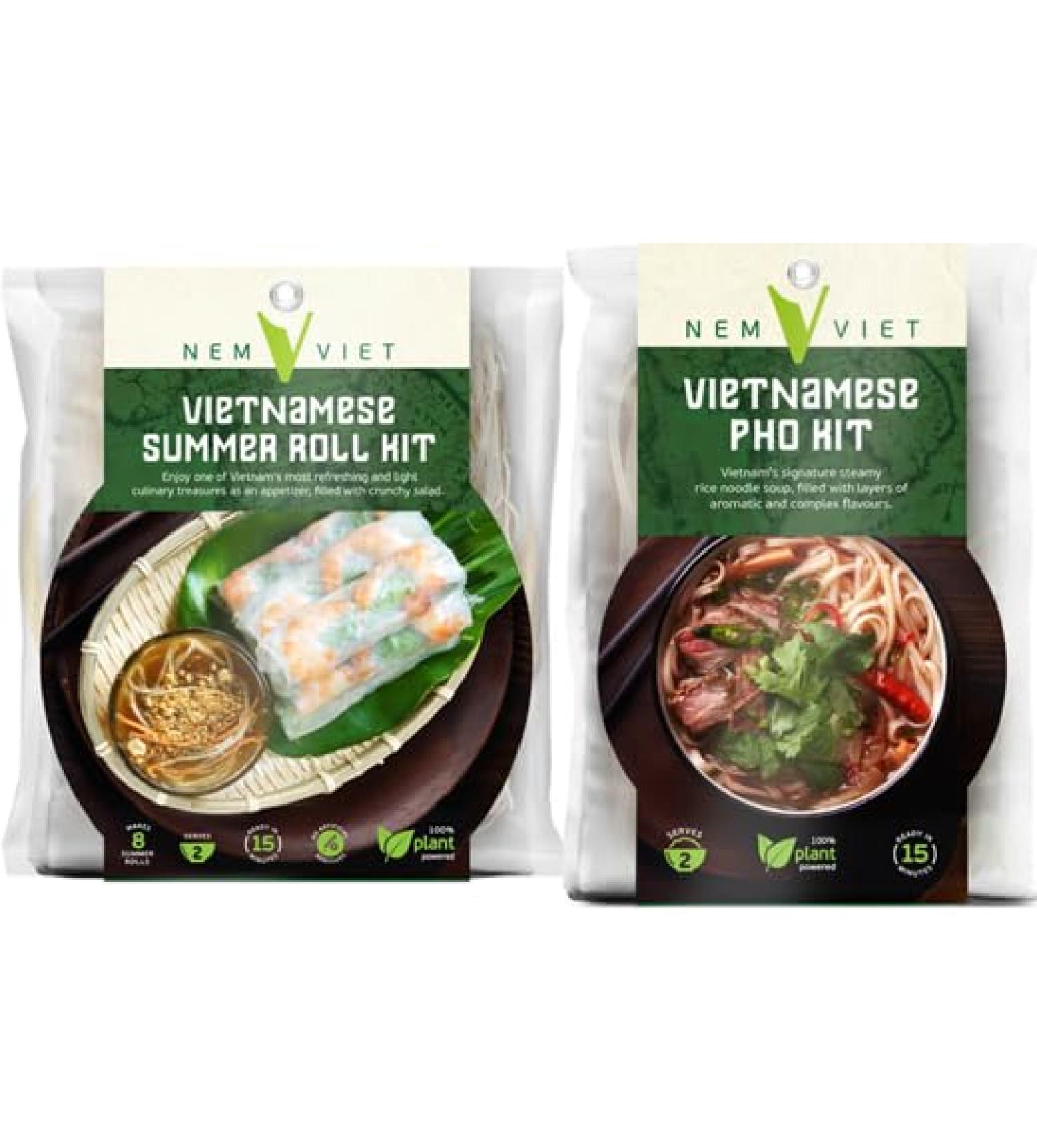 Nem Viet Vietnamese Summer Roll Kit and Vietnamese Pho Kit by Food Sanctuary - Buy Online on GoSupps.com