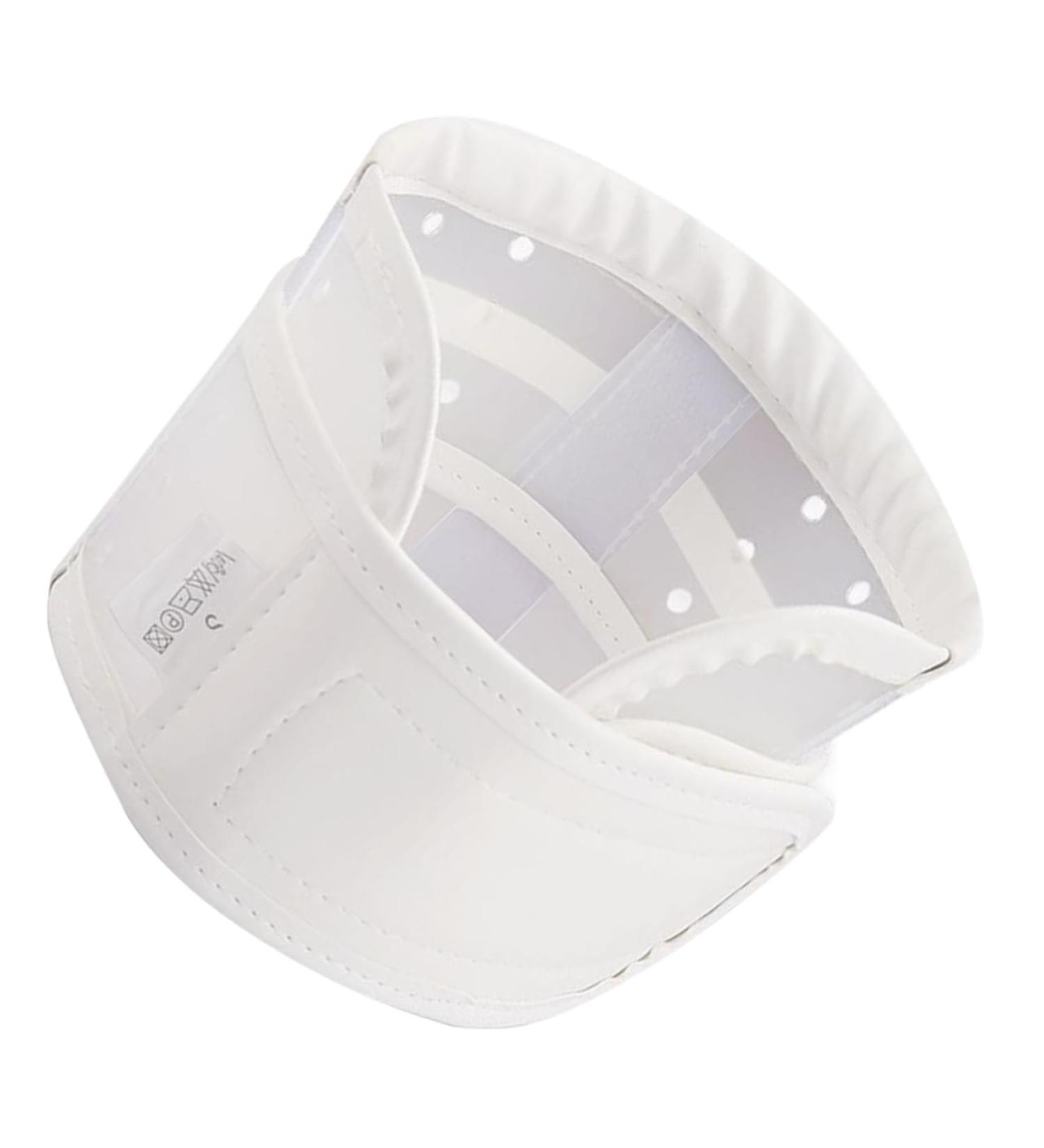 Minkissy Cervical Neck Collar - Breathable Neck Brace for Support & Exhaust Guard - 48.5x8cm White - Buy Online on GoSupps.com