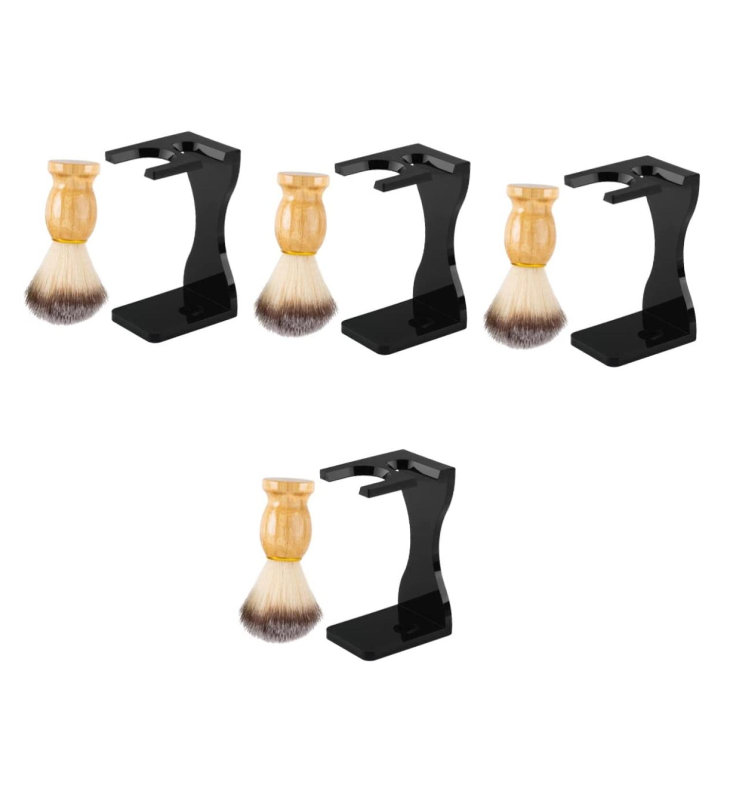 Buy Minkissy 4 Sets Shaving Set | Brush Bowl & Cream for Men - Comfortable Black Suit Shaving Accessories - Buy Online on GoSupps.com