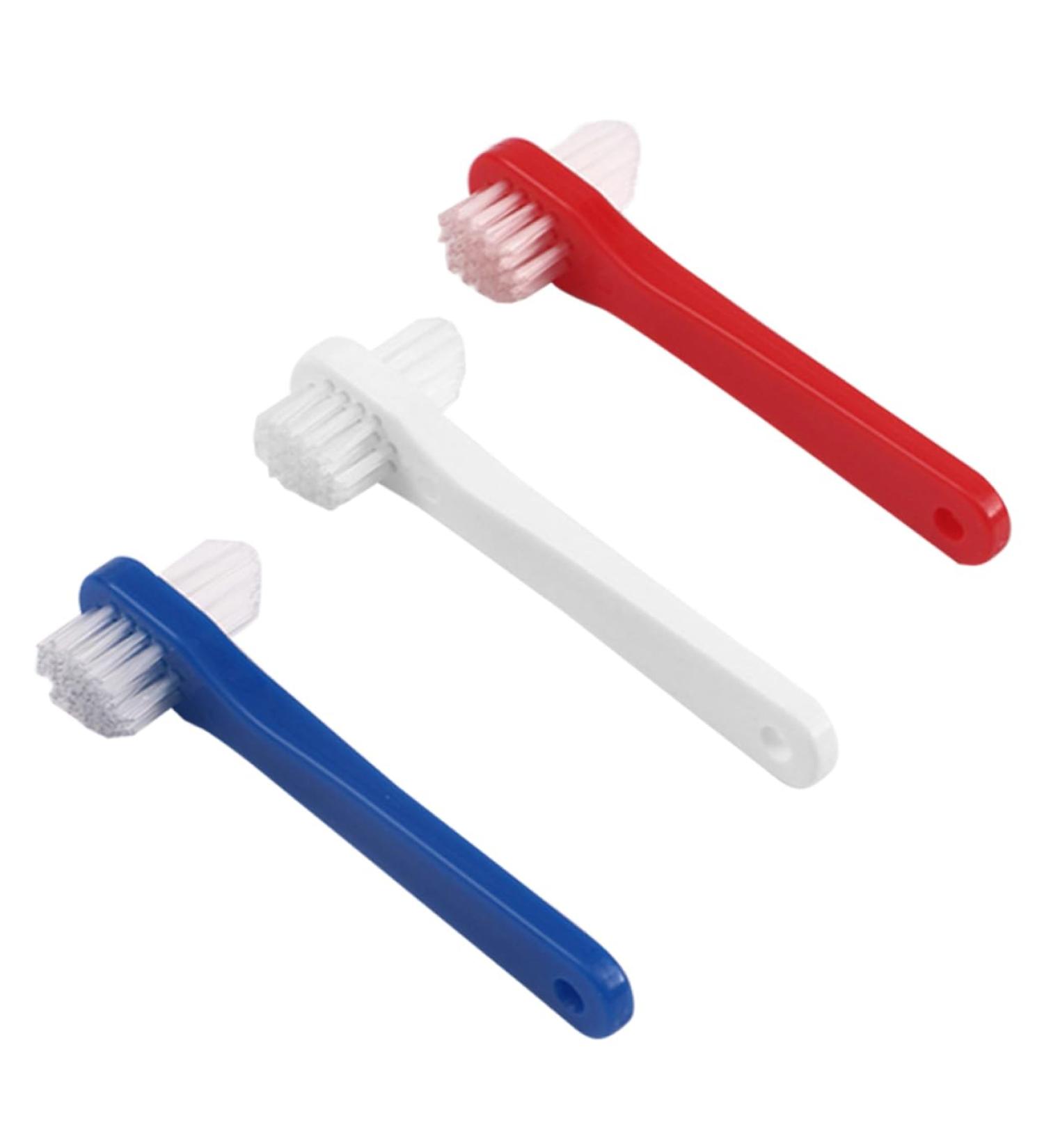 Healeeved Double-Sided Toothbrush for Braces & Dentures | Ideal Travel Cleaning Device | Durable Plastic Design - Buy Online on GoSupps.com