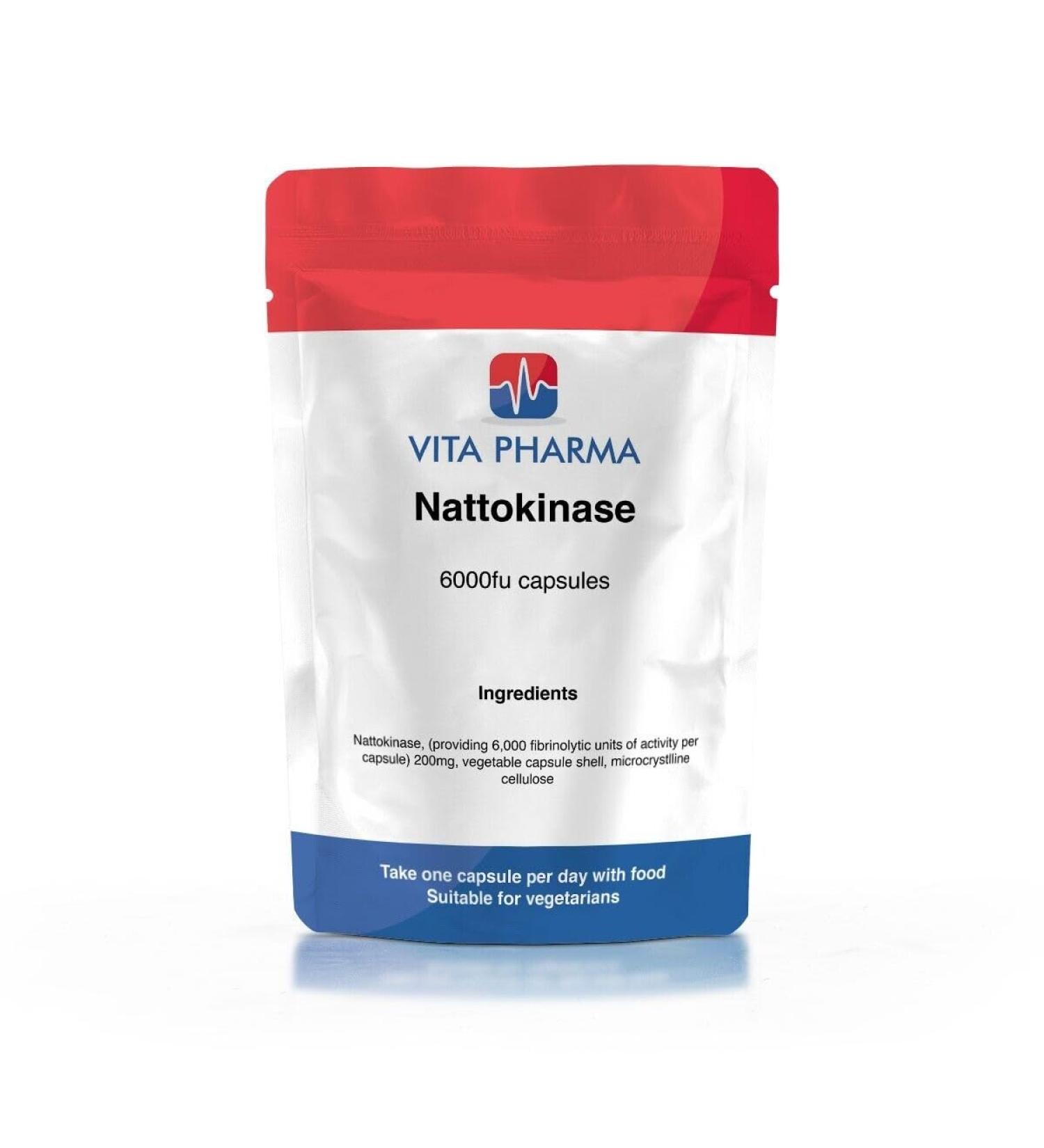 VITA PHARMA Nattokinase 6000FU 60 Capsules