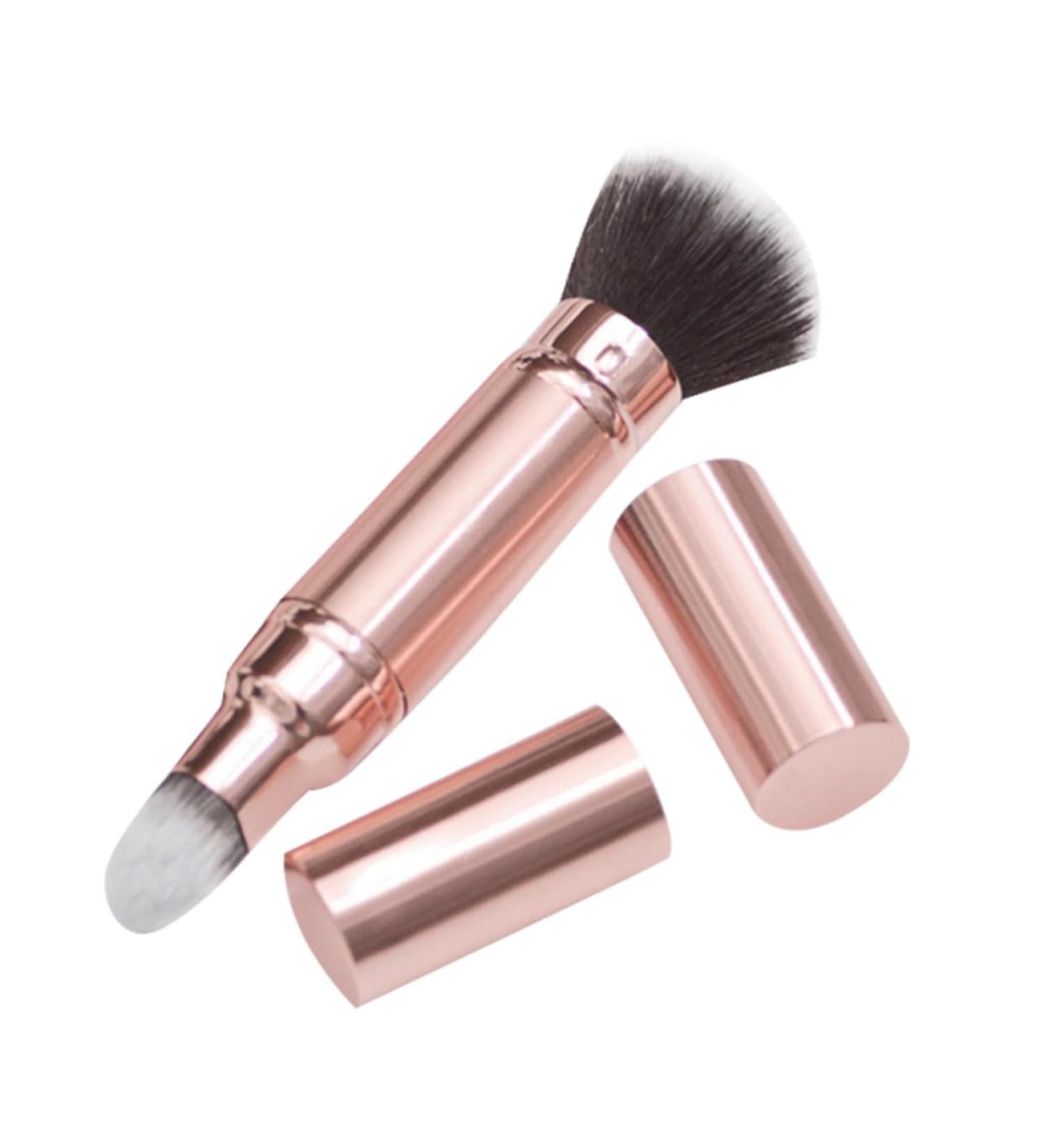 BELLIFFY Double-ended Makeup Brush Buffing Brush Cosmetics Powder Applicator Makeup Powder Brush Blush Brushes Powder Blush Brush Retractable Makeup Cosmetic Powder Brush Artificial Fiber - Buy Online on GoSupps.com
