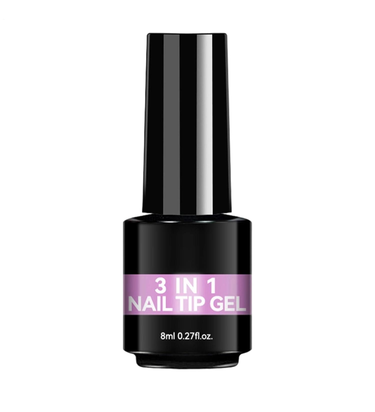Nail Glue Gel - 8ml Odorless Quick-Drying Adhesive | UV Extension Glue | For Beginners and Professionals Nail Care Home Salon Manicure and Wedding - Buy Online on GoSupps.com