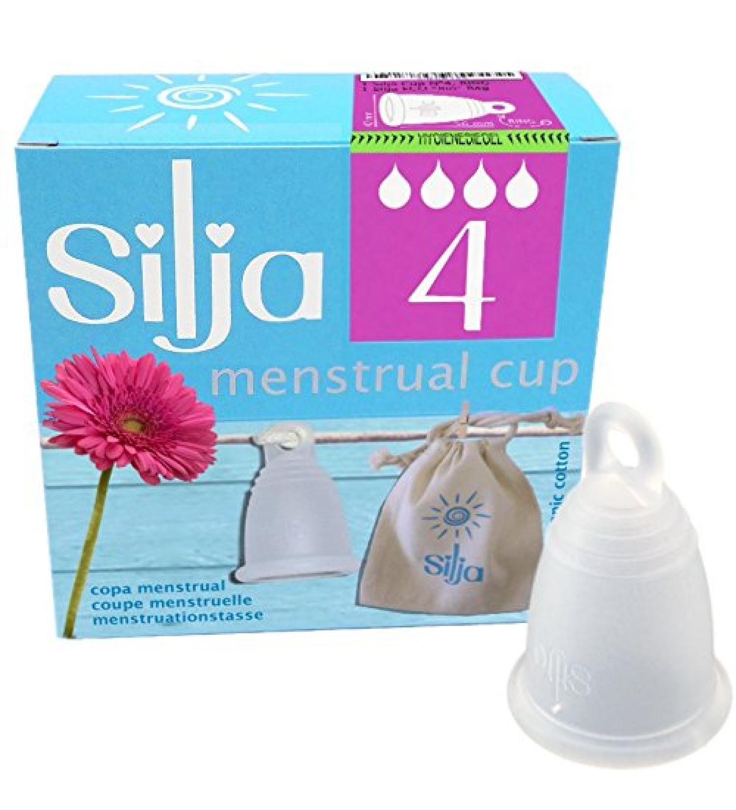 Silja Cup N 4 RING - Premium Menstrual Cup Made in Germany | 100% Medical Silicone | Eco-Friendly & Comfortable - Buy Online on GoSupps.com