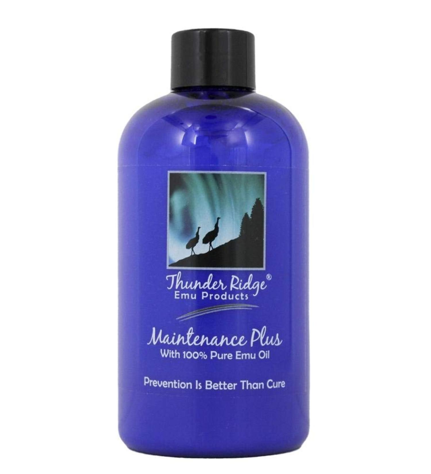 Buy Thunder Ridge Emu Products Maintenance Plus Oil - 8 Fl Oz | Premium Emu Oil for Pain Relief & Skin Care - International Shipping - Buy Online on GoSupps.com