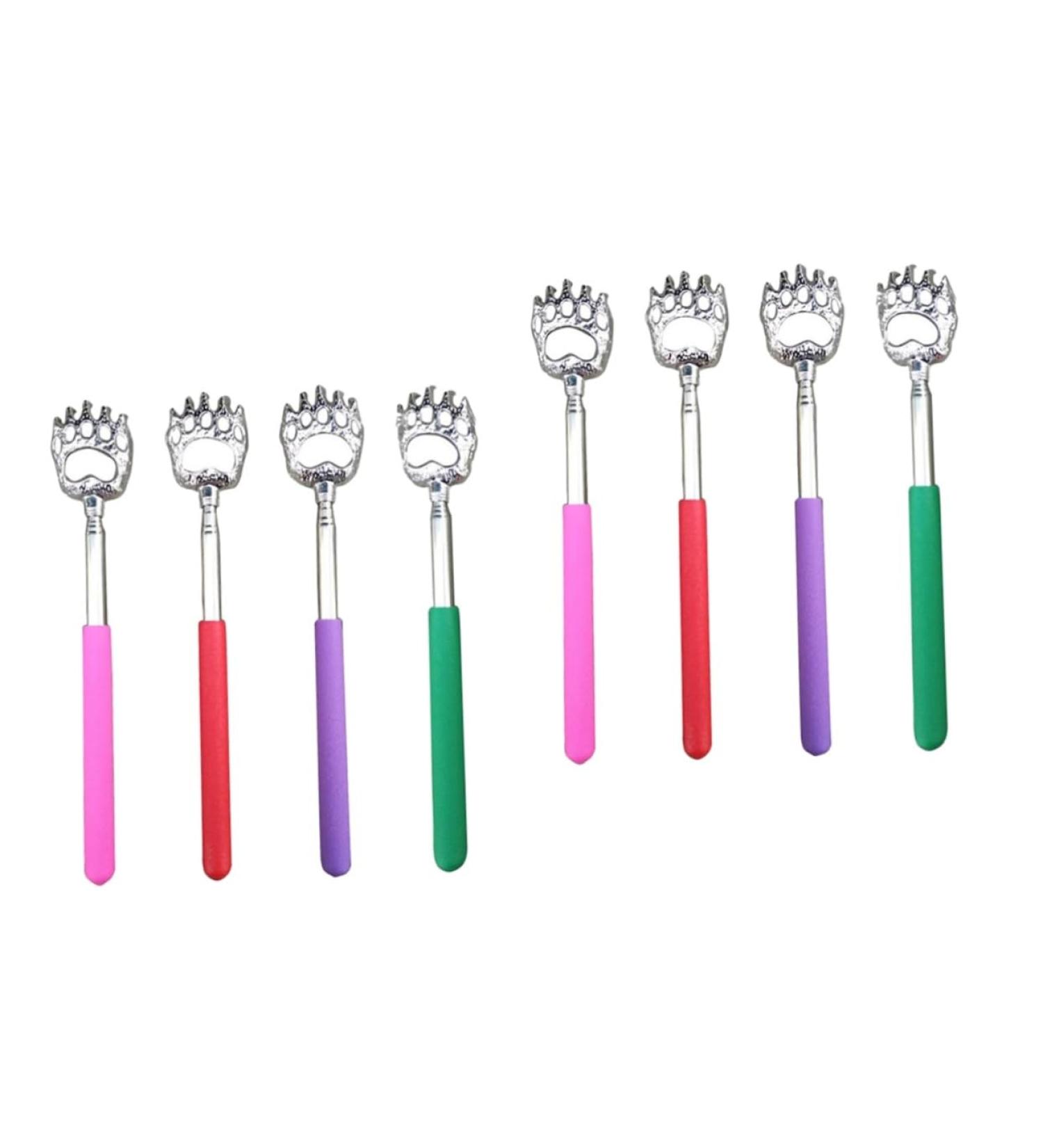 Beavorty 8-Piece Stainless Steel Claw Scratcher & Hand Washer - Metal Back Massager & Reindeer Hand Scraper for Ultimate Relaxation - Buy Online on GoSupps.com