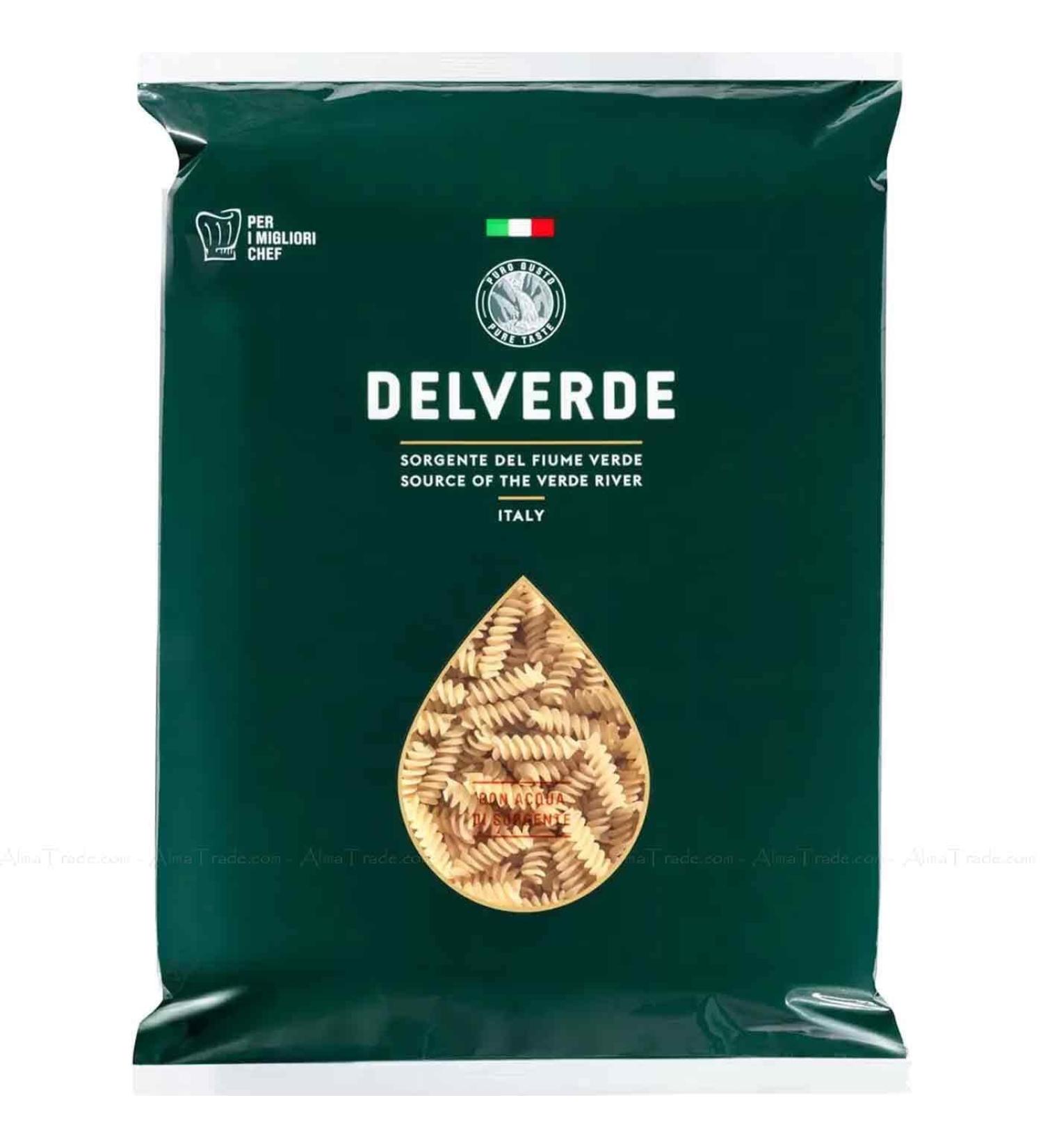 Delverde Fusilli Italian Durum Wheat Semolina Pasta Verde River 3kg | Bigger Pack | Ideal for Parties & Catering | Sold by ESSENTIAL PRODUCTS