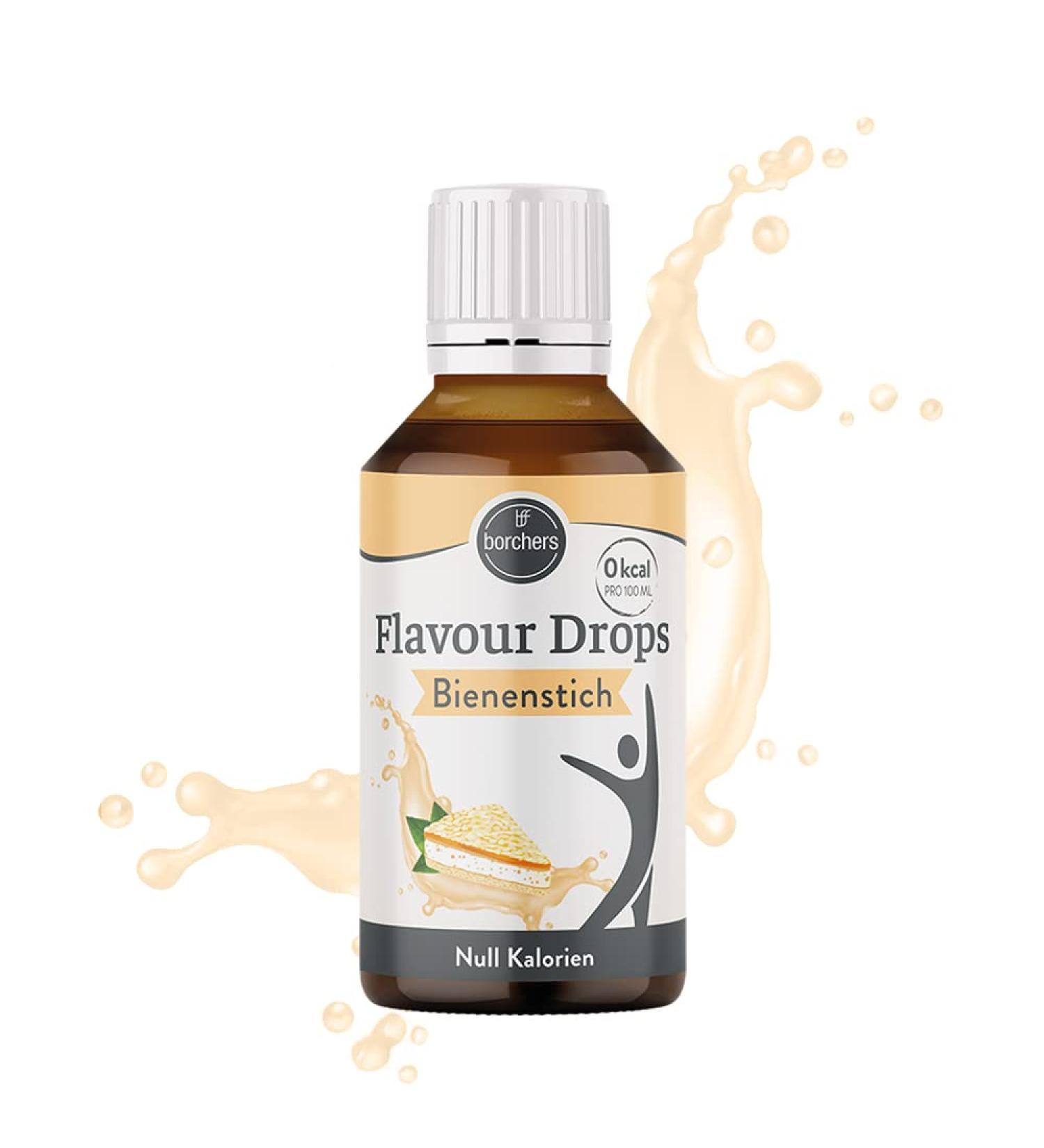 Borchers Flavour Drops | Bienenstich | 0 Calories | Ideal for Cooking & Baking | 30 ml - Shop Internationally! - Buy Online on GoSupps.com