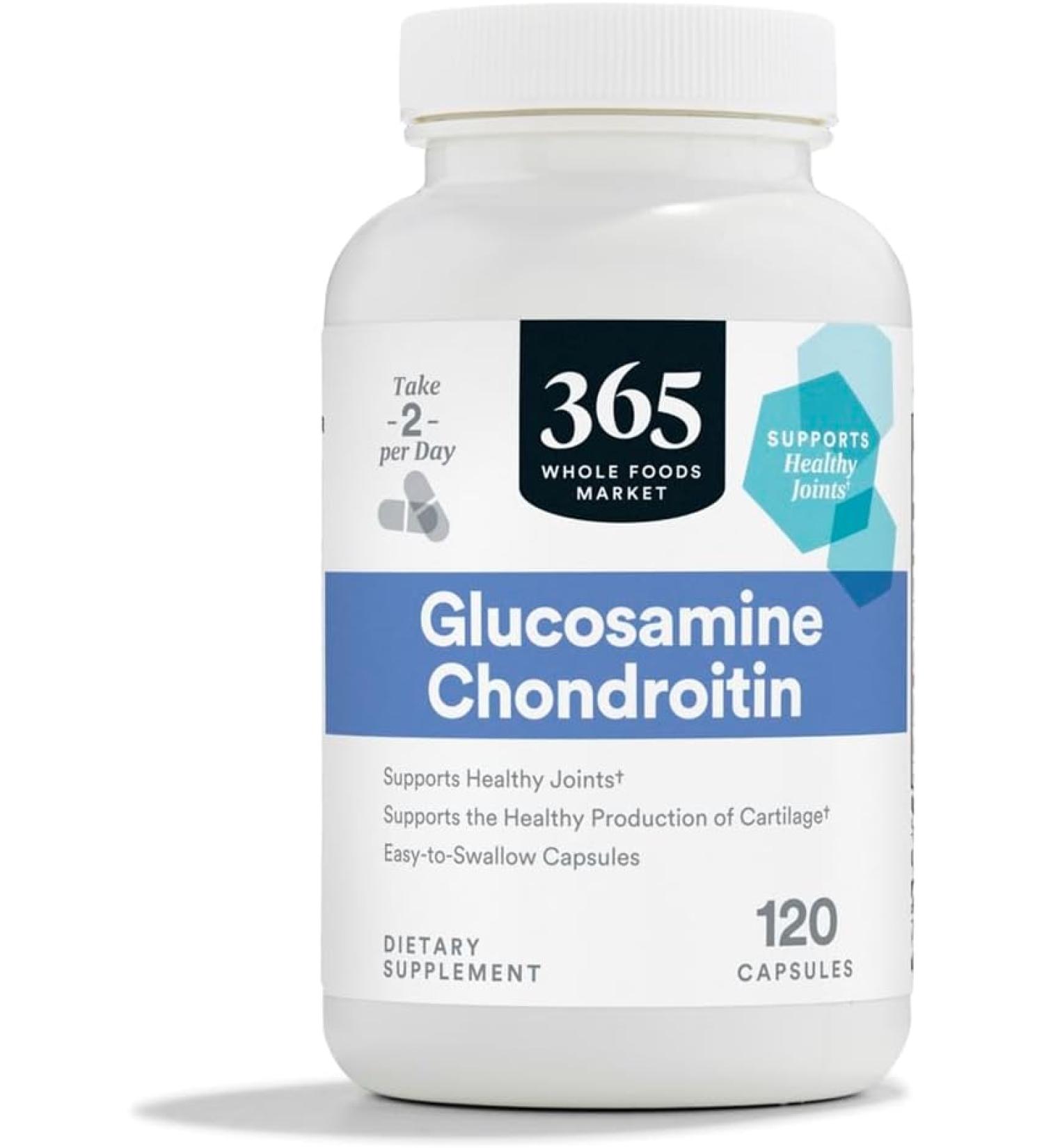 365 by Whole Foods Market Glucosamine Chondroitin and MSM 120 Capsules - Buy Online on GoSupps.com